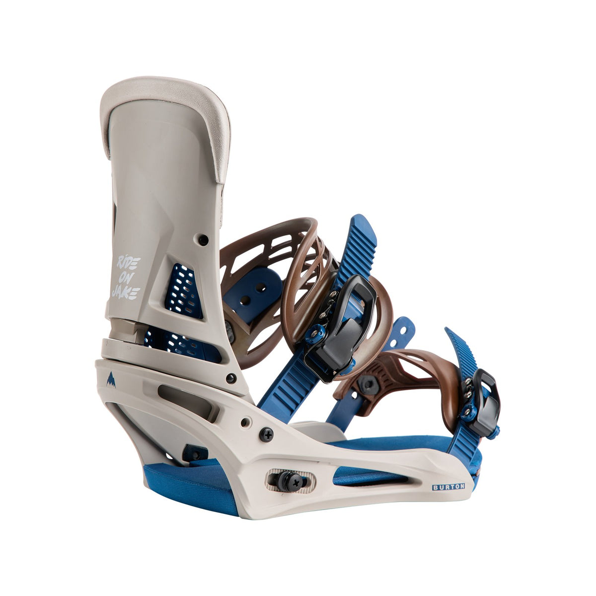 Mens Malavita Snowboard Bindings Warm Gray - Image 13
