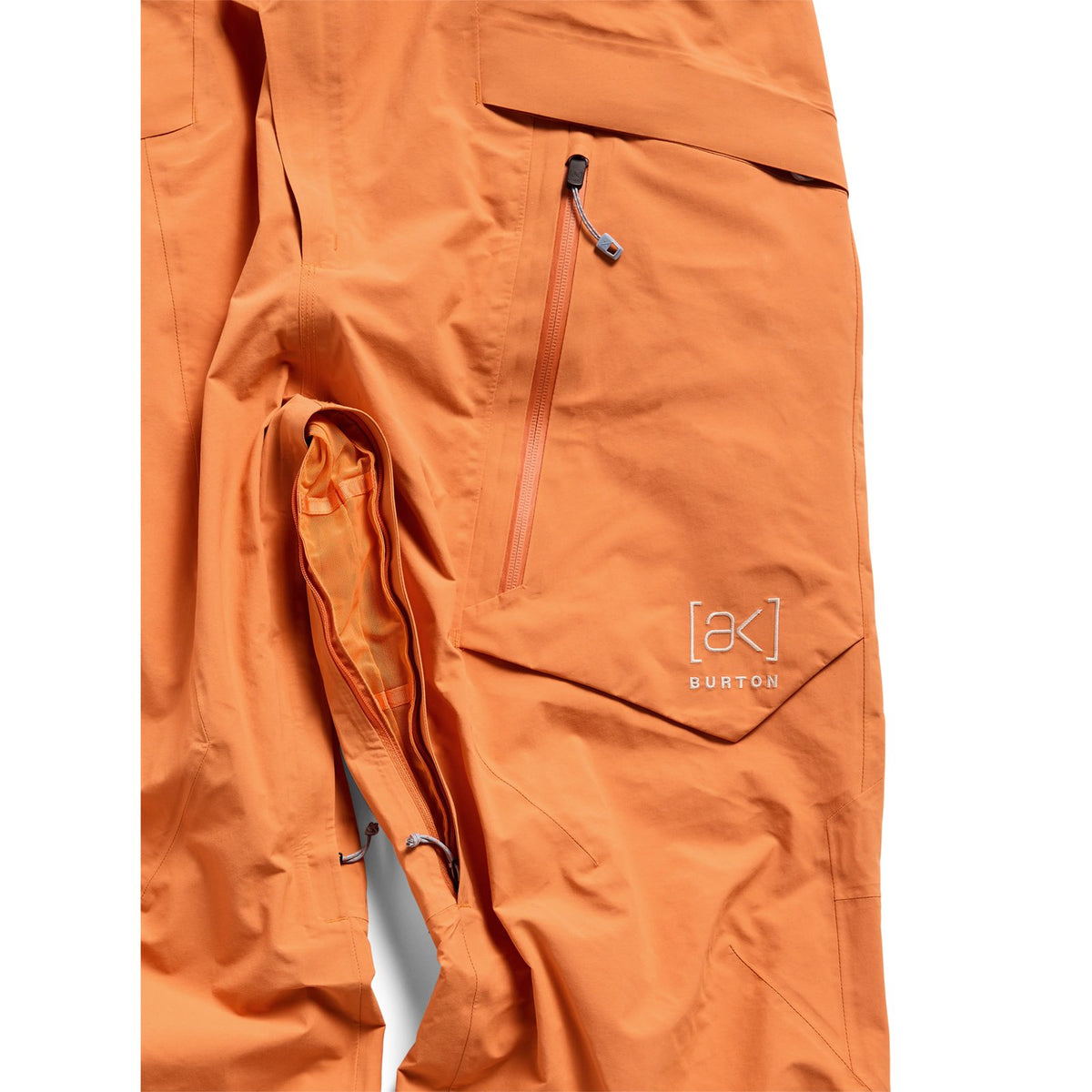 Mens [Ak] Cyclic Gore-Tex 2L Bib Pants Goldfish Orange - Image 13