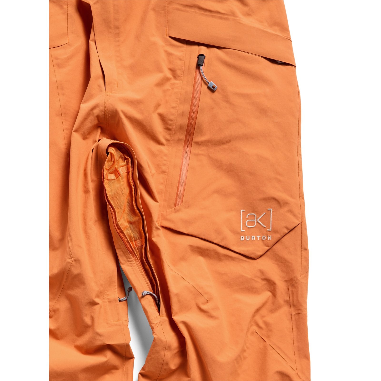 Mens [Ak] Cyclic Gore-Tex 2L Bib Pants Goldfish Orange - Image 13