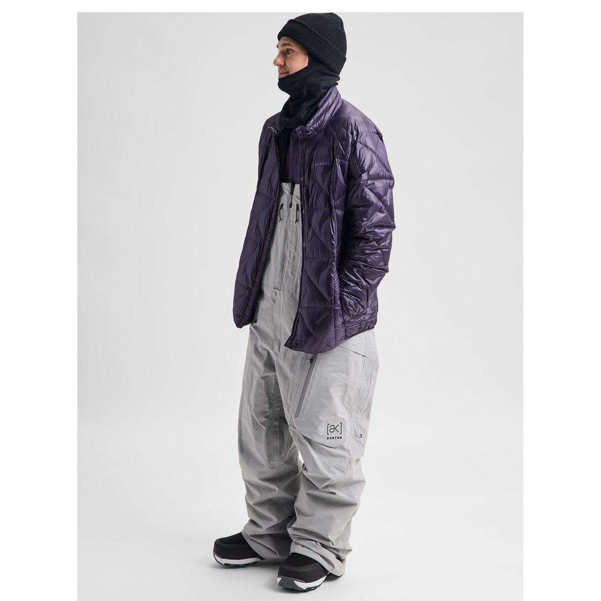 Mens [Ak] Cyclic Gore-Tex 2L Bib Pants Apparition Gray - Image 13