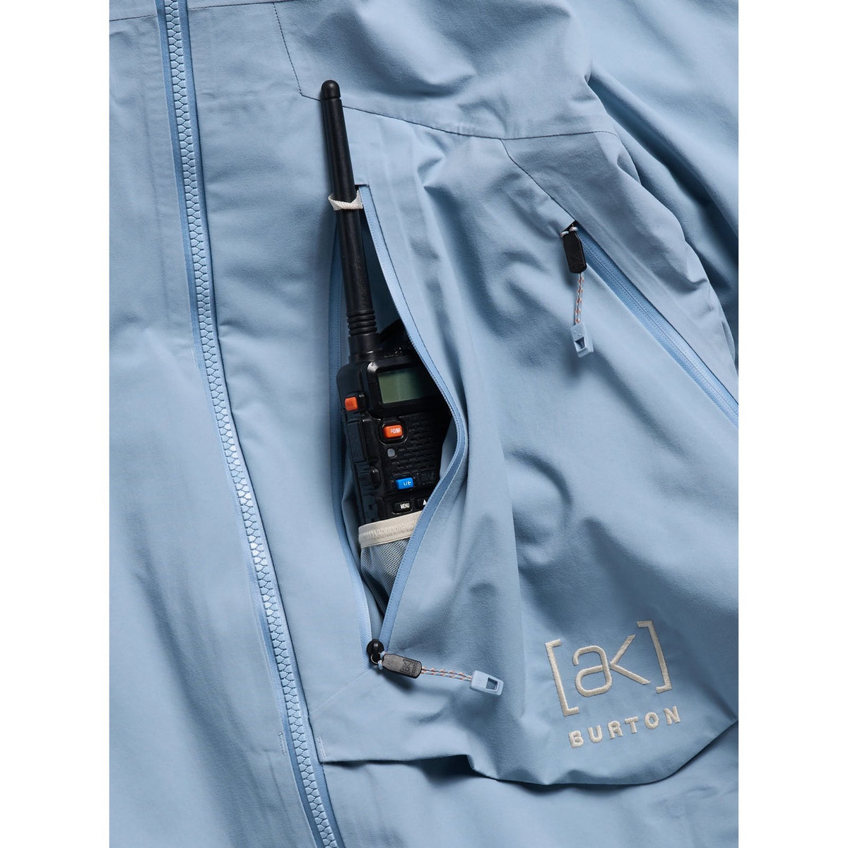 Womens [Ak] Cyclic Gore-Tex 2L Jacket Airstream Blue - Image 13