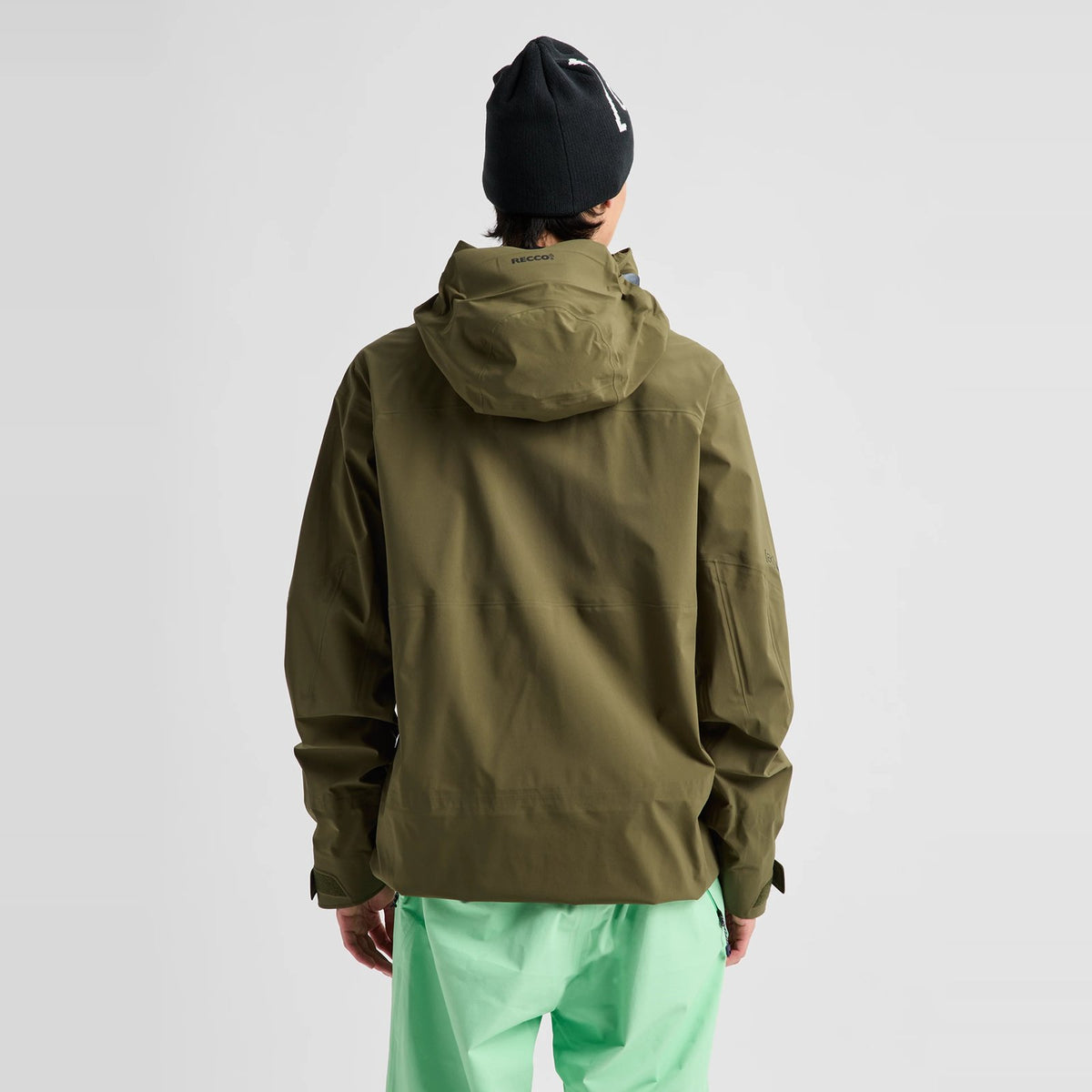 Mens [Ak] Hover Gore-Tex C-Knit 3L Stretch Jacket Dried Moss - Image 13