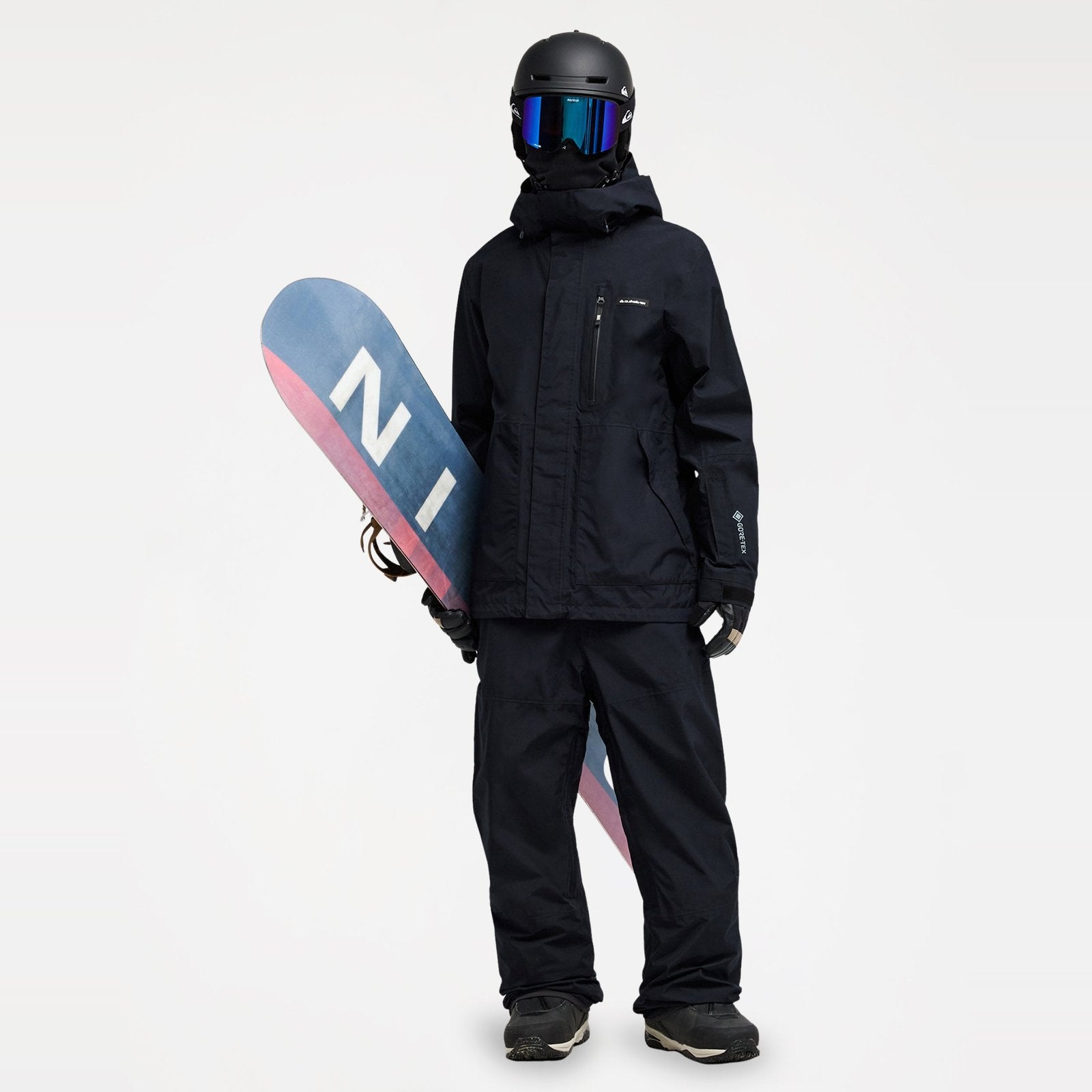 Mens Mission Gore-Tex Snow Jacket True Black - Image 14