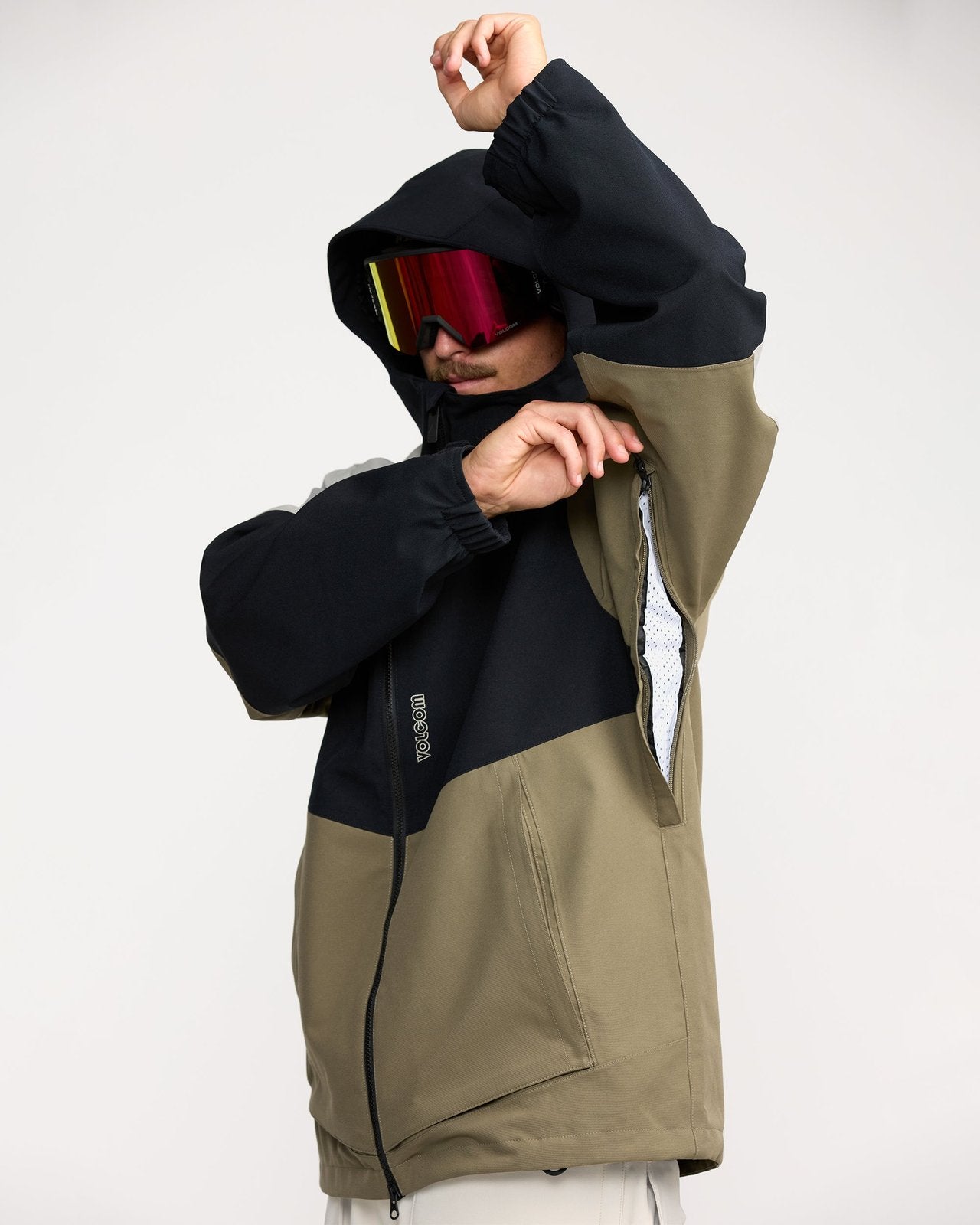 Mens Brighton Full Zip Jacket Military - Image 14