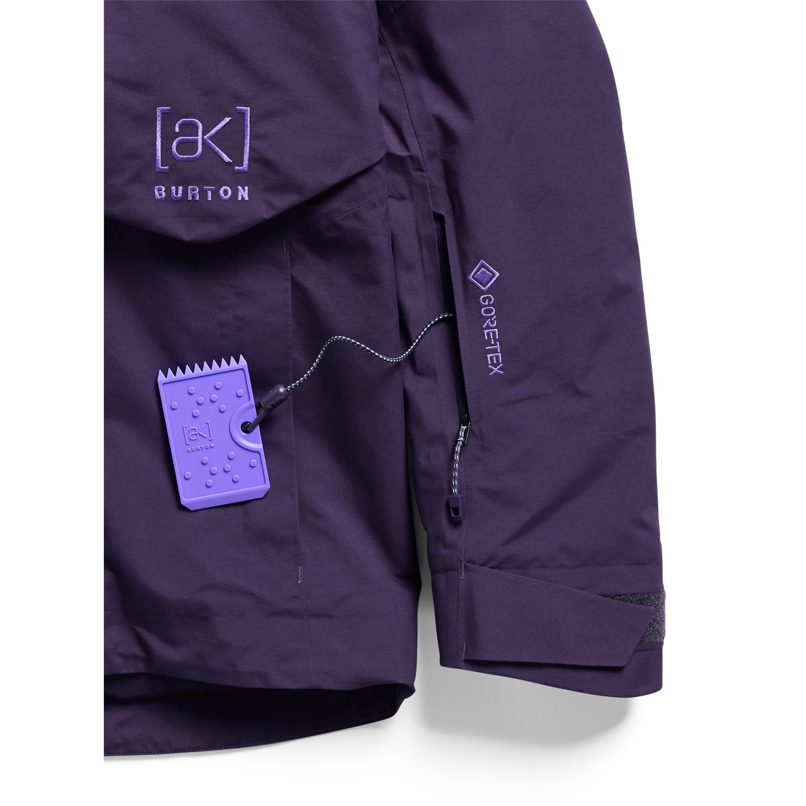 Womens [Ak] Swash Synthetic Insulated Gore-Tex 2L Jacket Nightshade Purple - Image 14