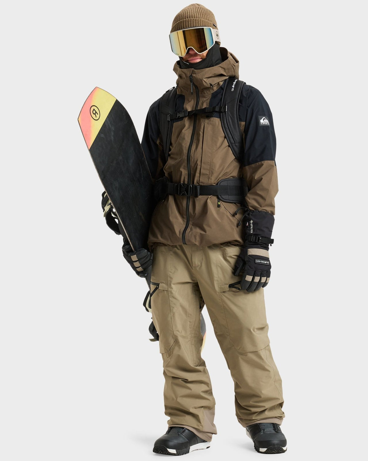 Mens Forever Stretch Gore-Tex Snow Jacket Canteen - Image 14