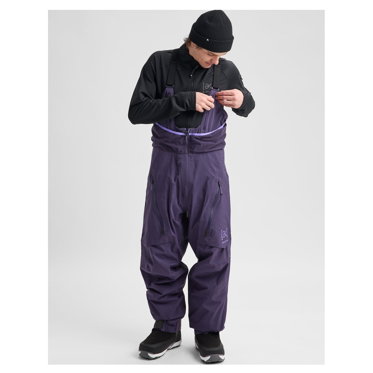 Mens [Ak] Acamar Gore-Tex Pro 3L Bib Pants Nightshade Purple - Image 14