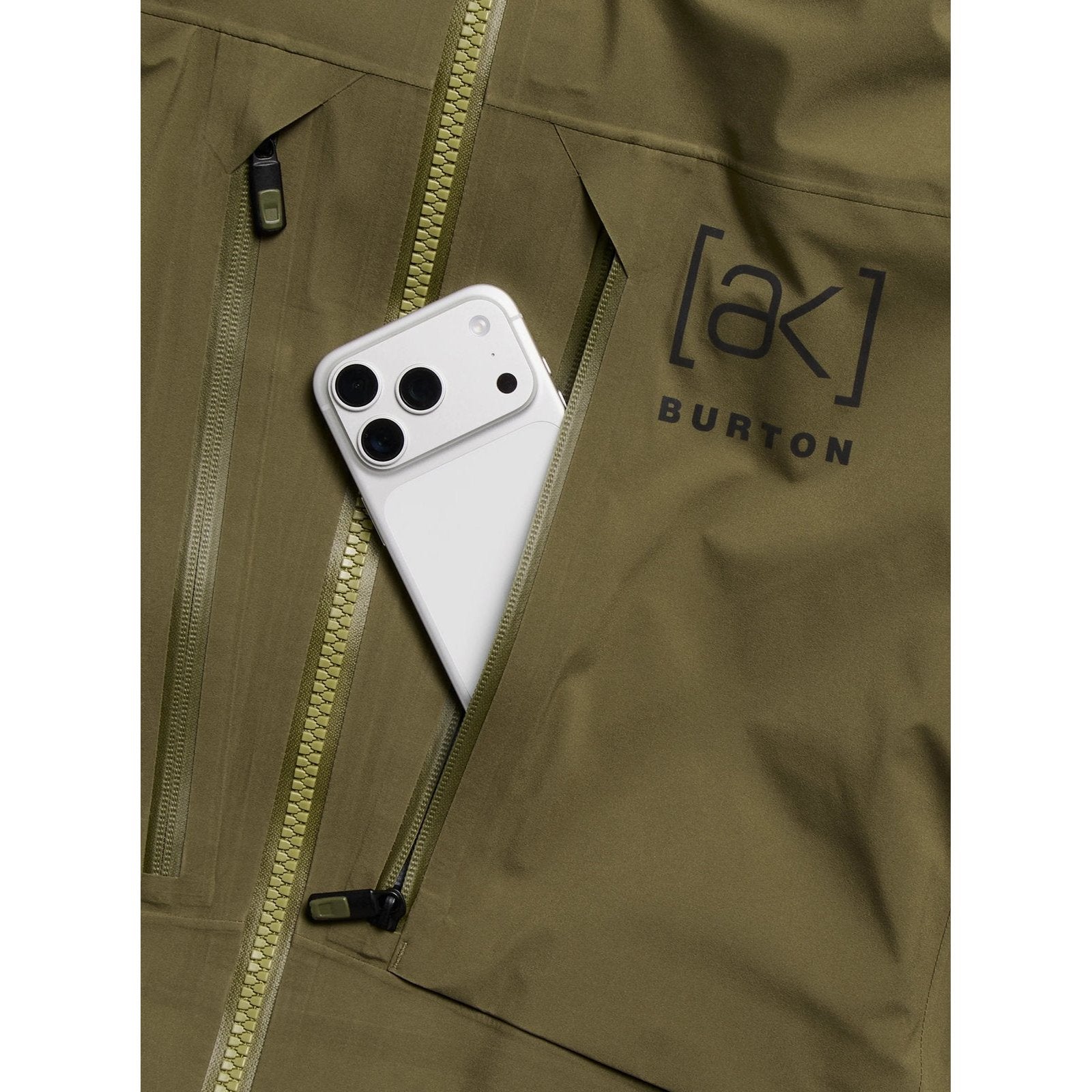 Mens [Ak] Hover Gore-Tex C-Knit 3L Stretch Jacket Dried Moss - Image 14