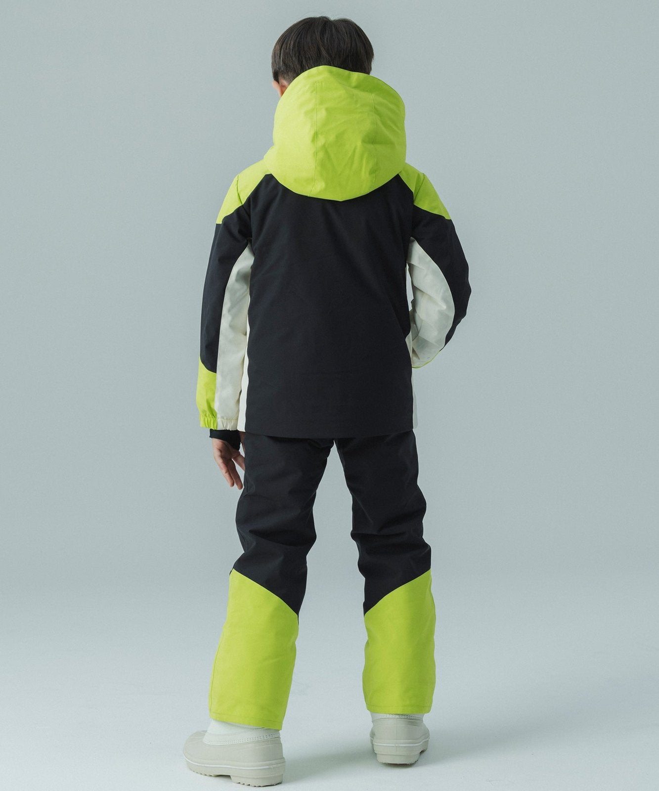 Kids Snow Rush Jr Two-Piece Yellow / Green - Image 14