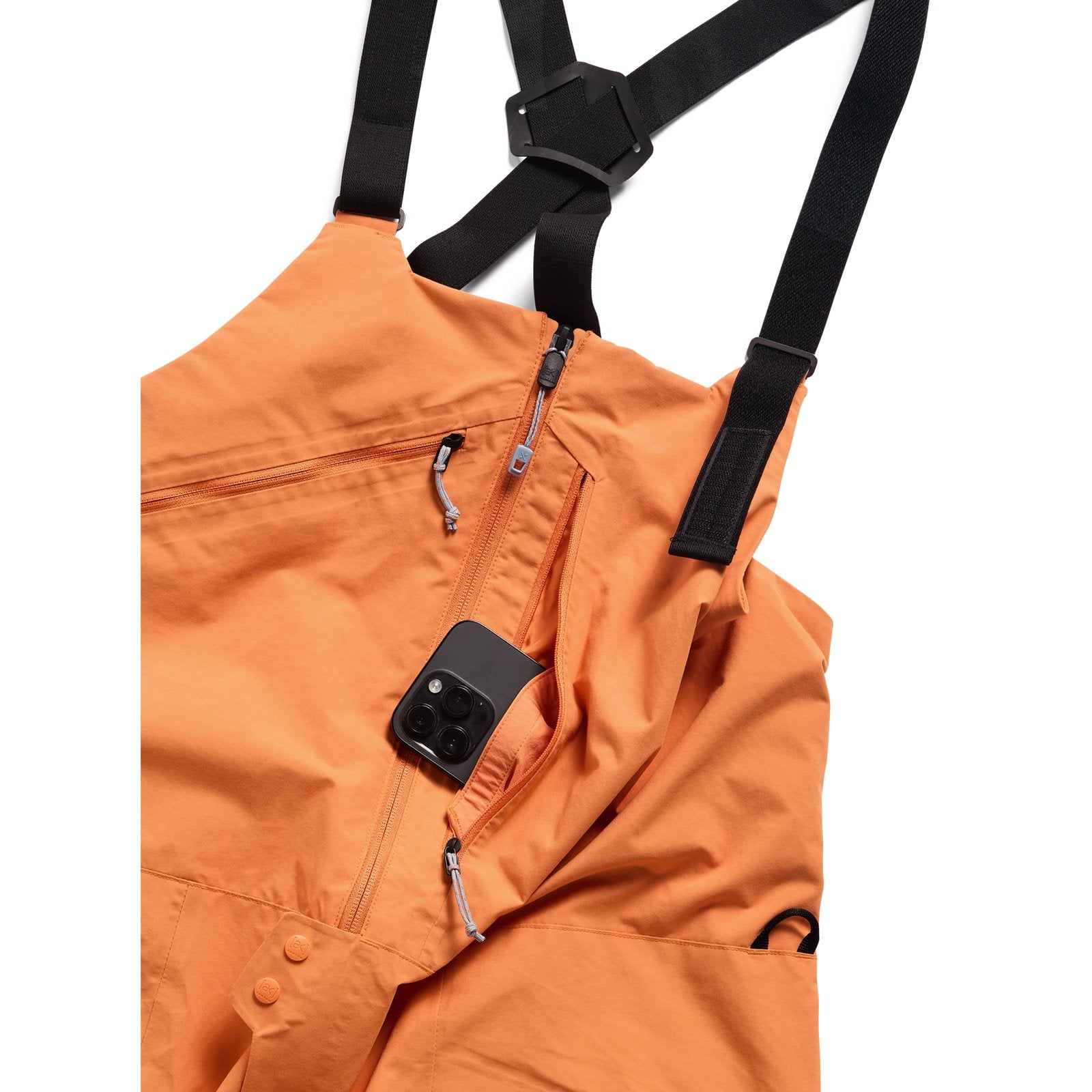 Mens [Ak] Cyclic Gore-Tex 2L Bib Pants Goldfish Orange - Image 15