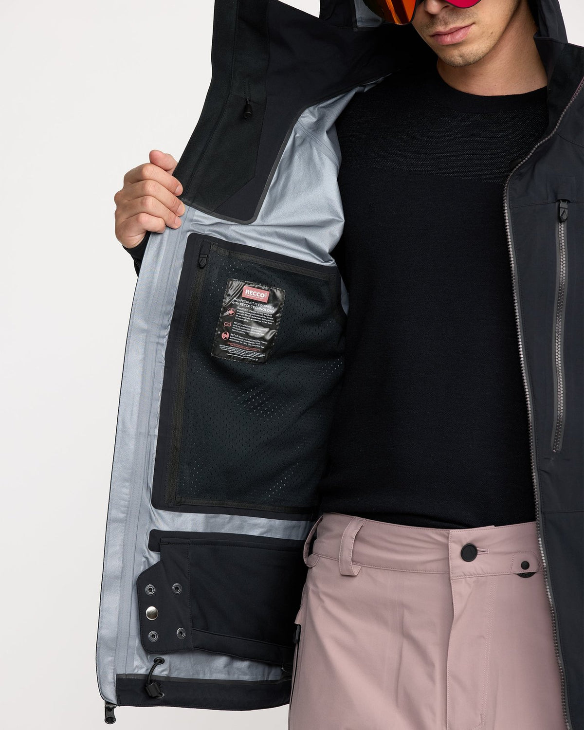 Mens Guch Stretch Gore Jacket Black - Image 15
