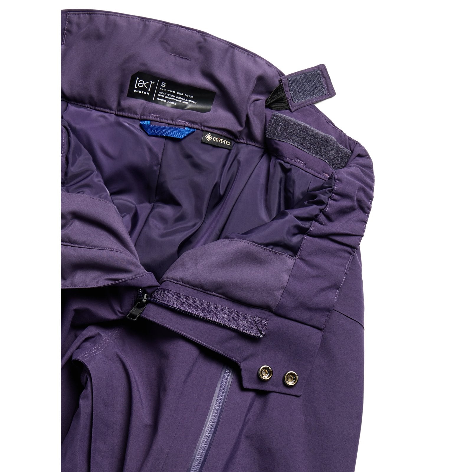 Womens [Ak] Swash Insulated Gore-Tex 2L Pants Nightshade Purple - Image 15