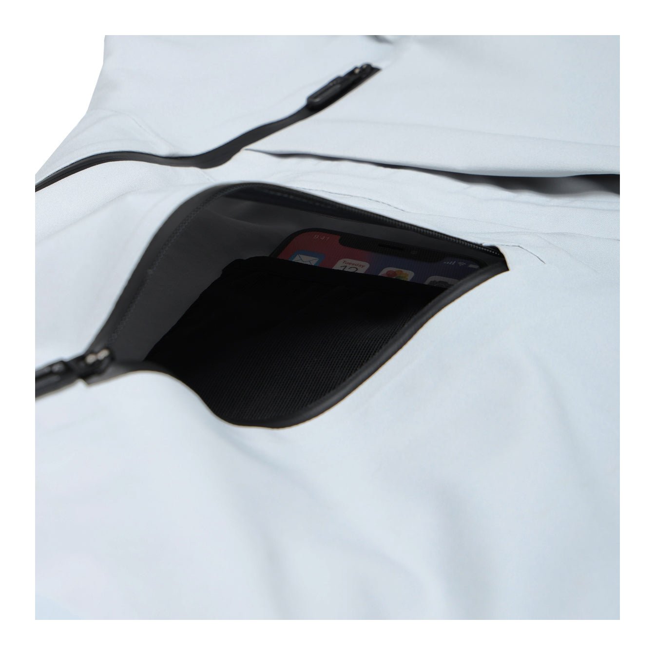Aero Stream 3L Shell Jacket Coarse Gray - Image 15