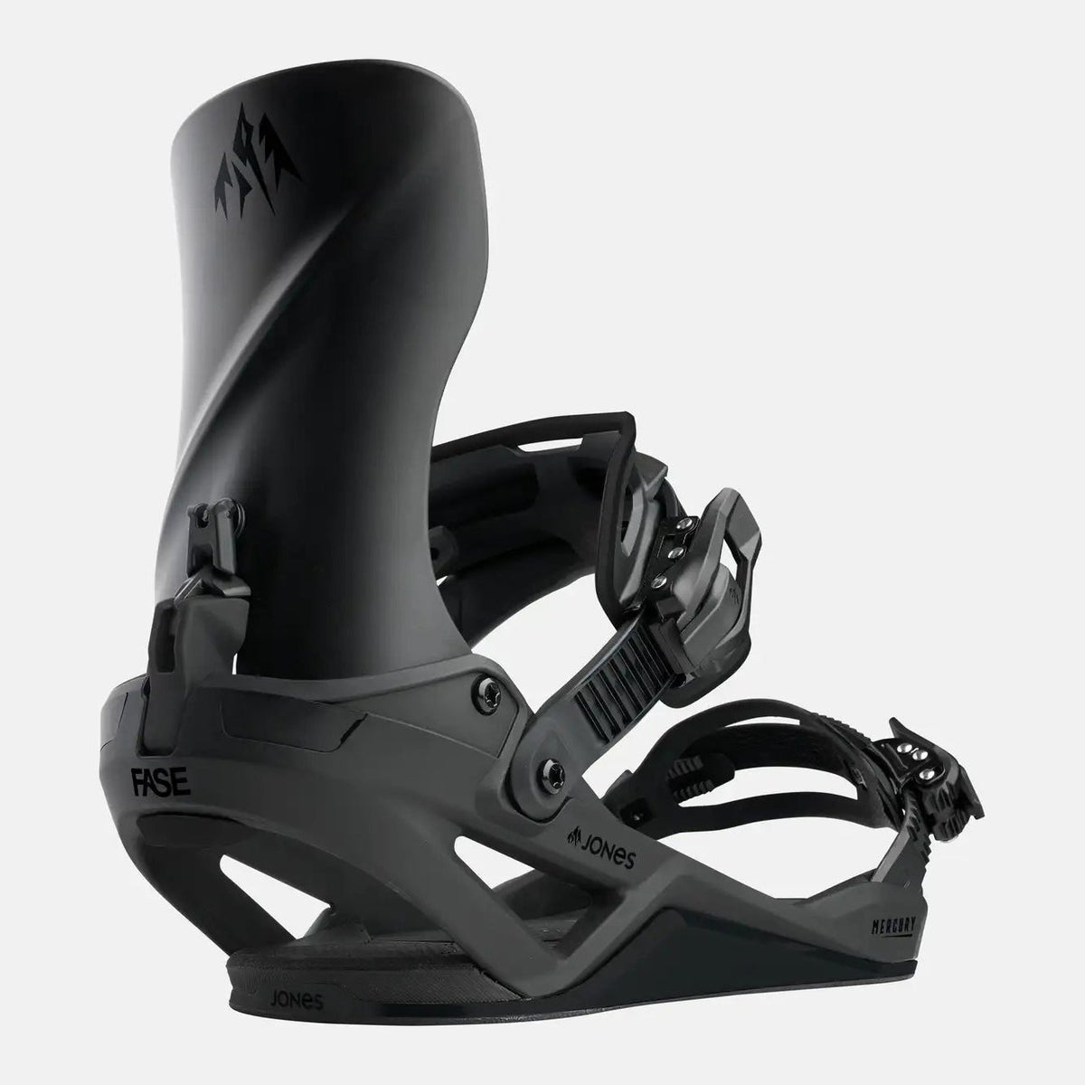 Mens Mercury FASE Snowboard Bindings Stealth Black - Image 16