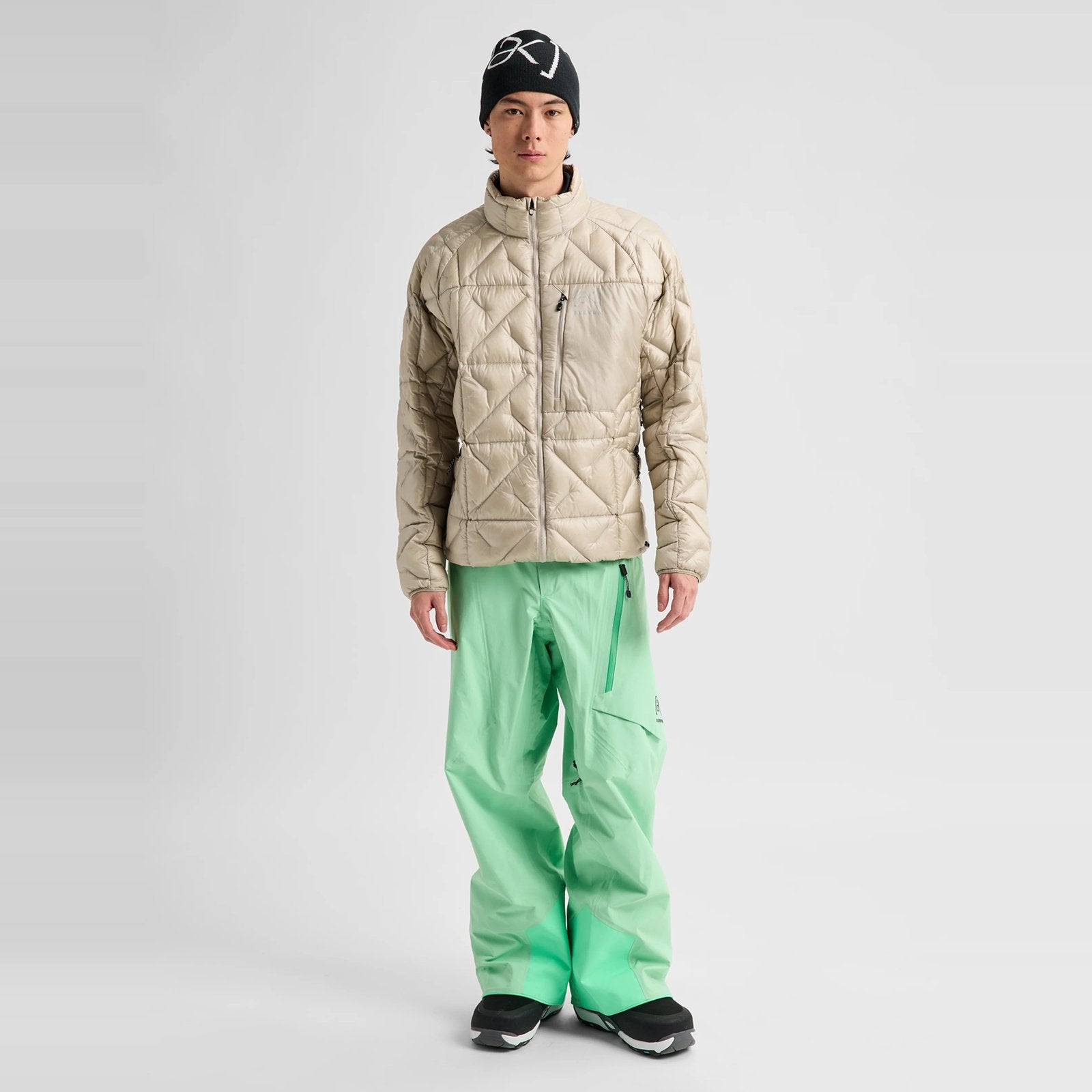 Mens [Ak] Baker Down Jacket True Black - Image 16