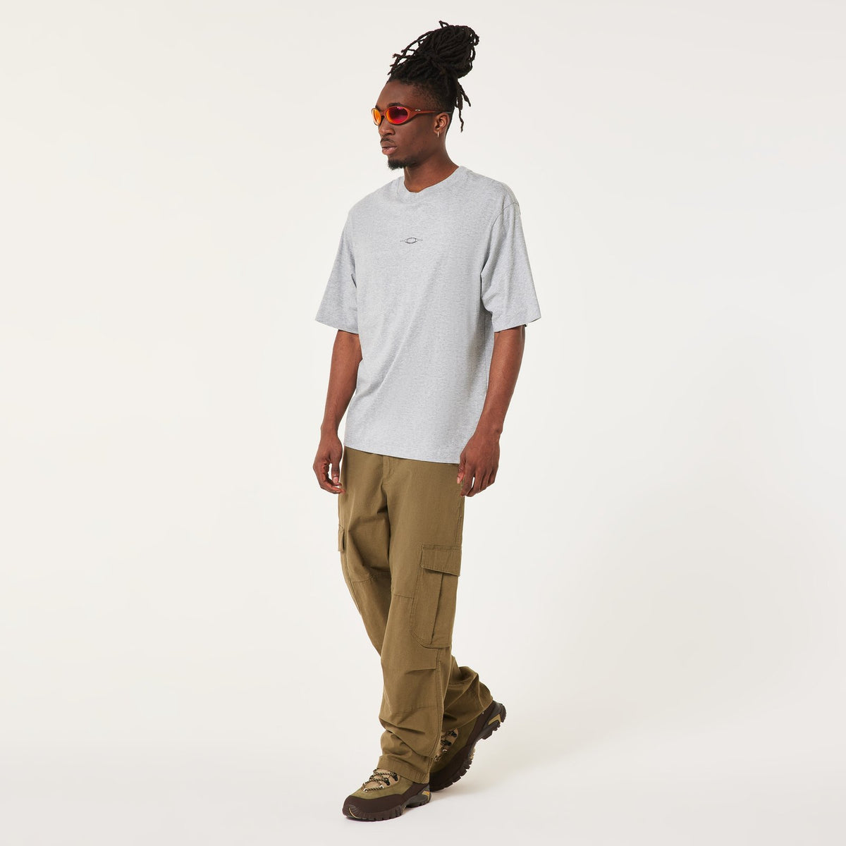 Stacked Metal Tee New Granite Heather - Image 17