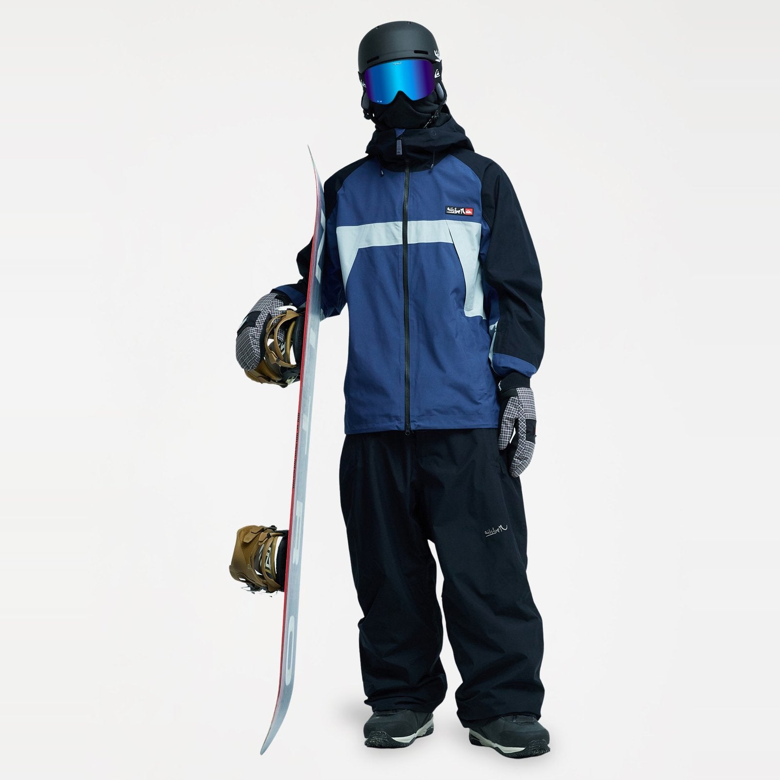 Mens Young Guns Gore-Tex Snow Jacket Dark Denim - Image 17