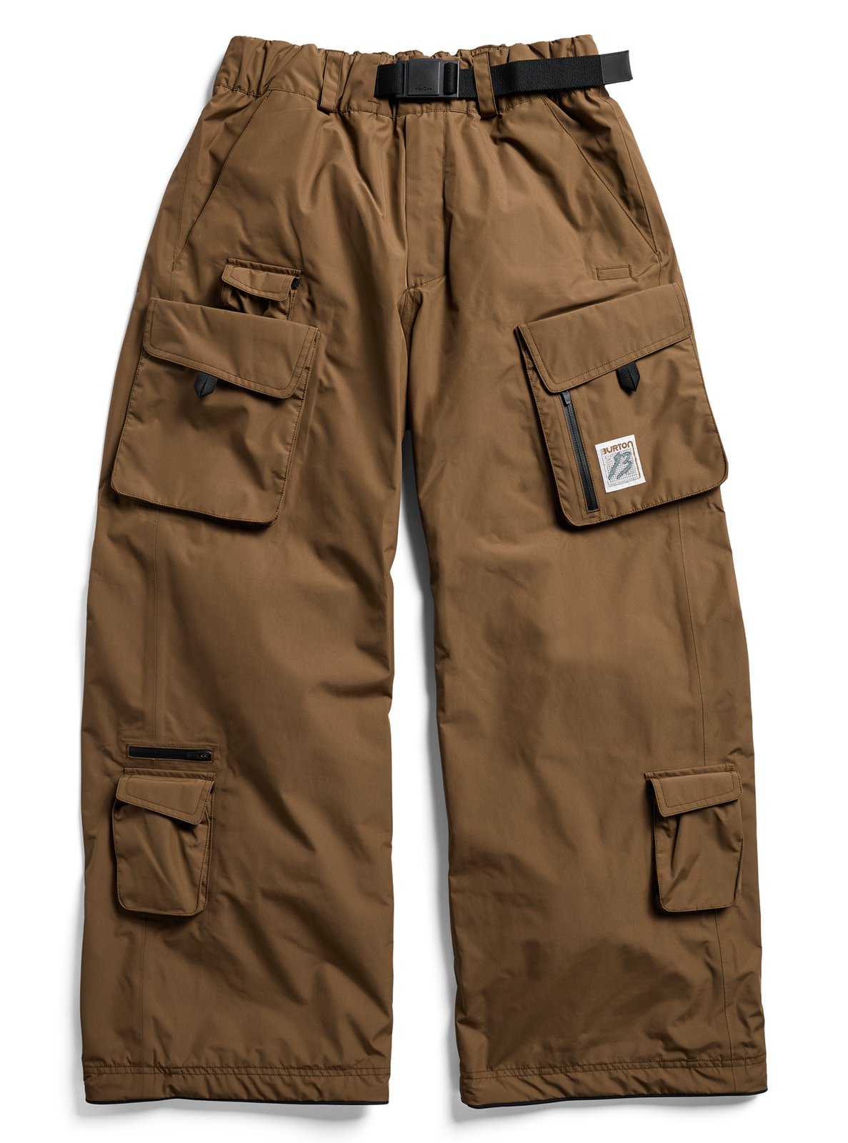 Mens 2L Baggy Cargo Pants Earth Ship Brown - Image 17