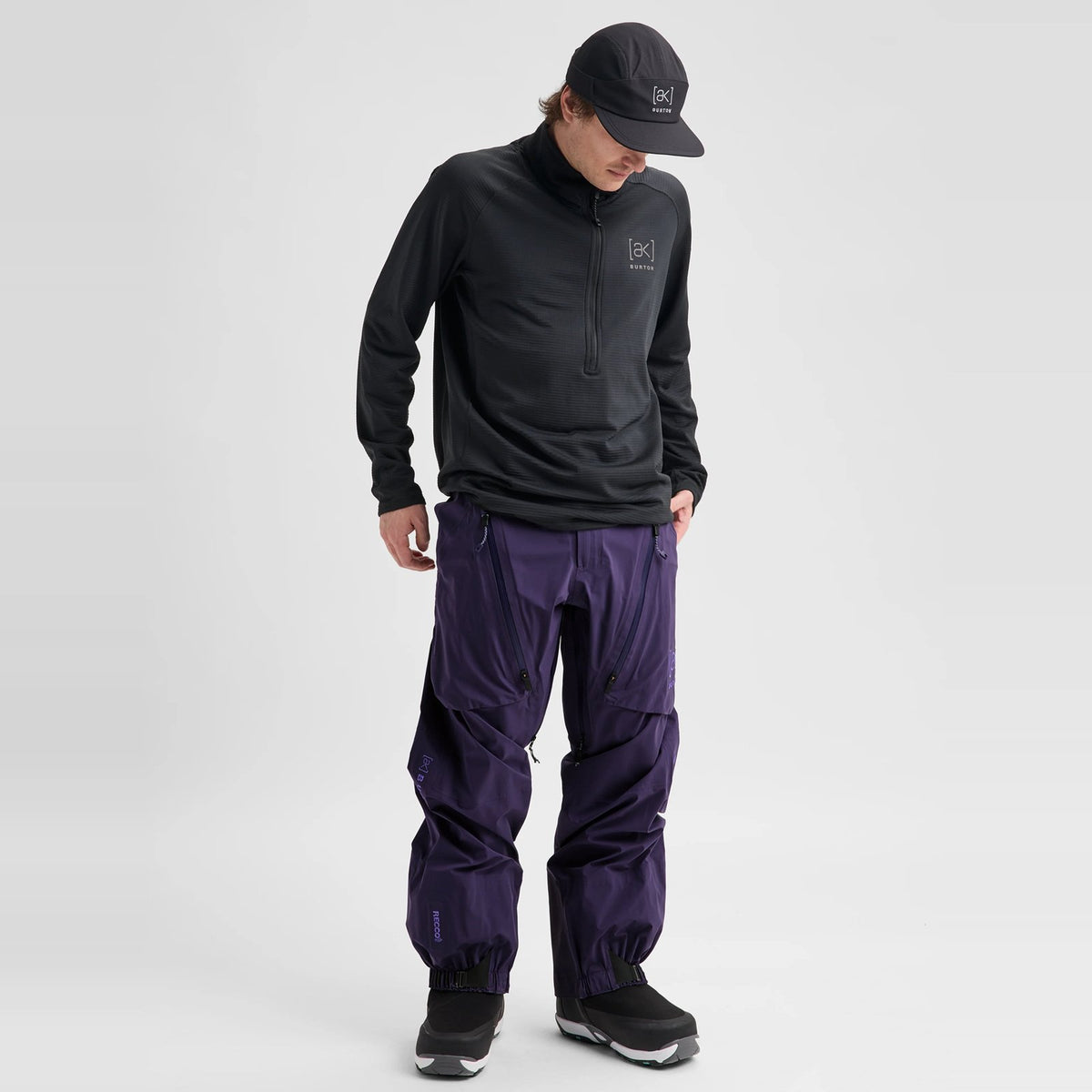 Mens [Ak] Tuvak Gore-Tex C-Knit 3L Pants True Black - Image 17