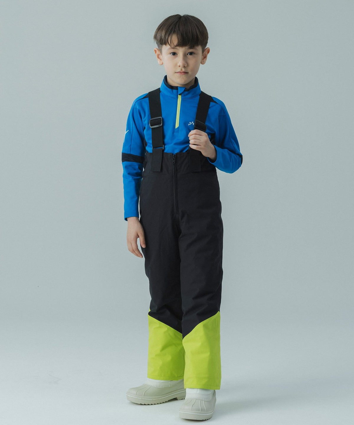 Kids Snow Rush Jr Two-Piece Yellow / Green - Image 17