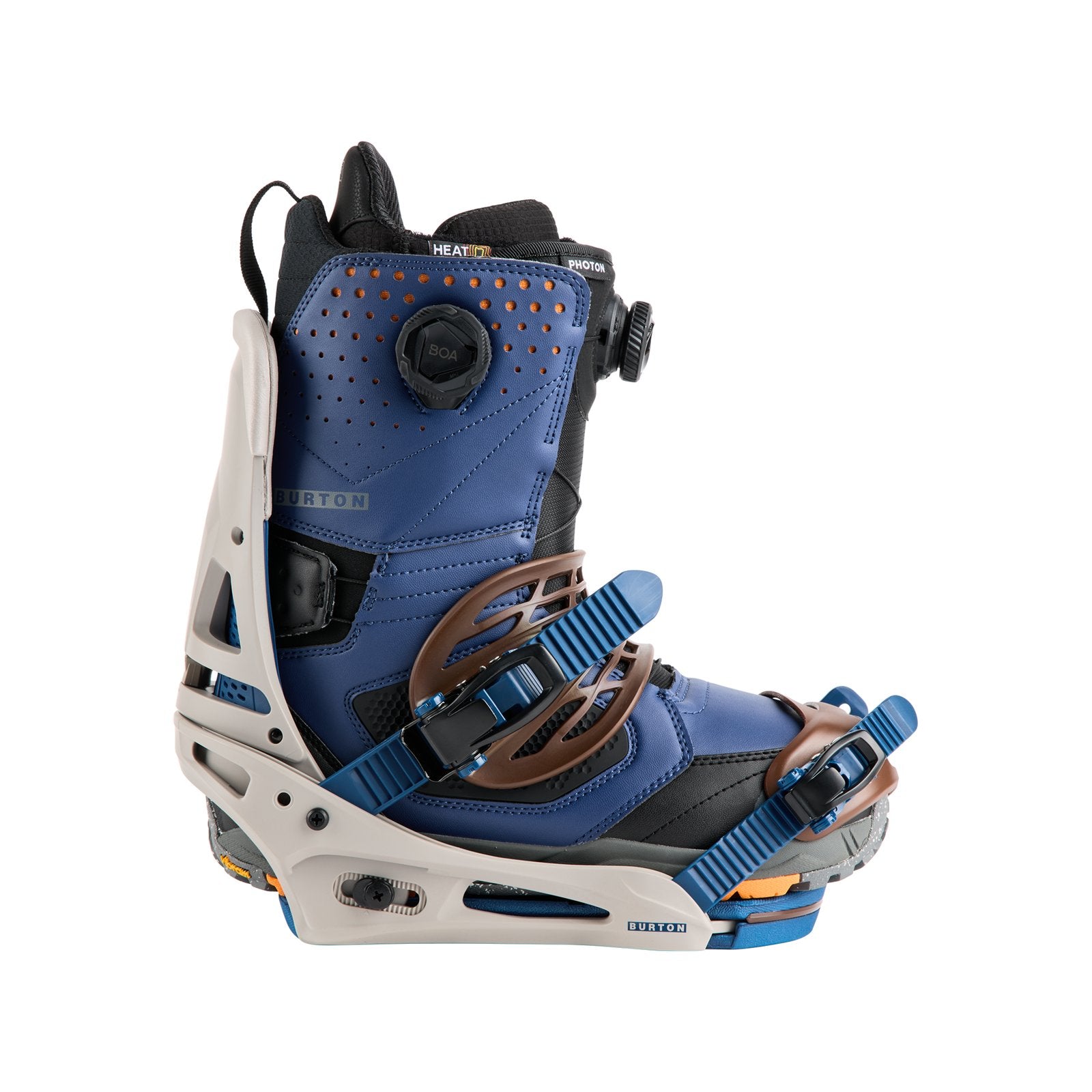 Mens Malavita Snowboard Bindings Warm Gray - Image 17