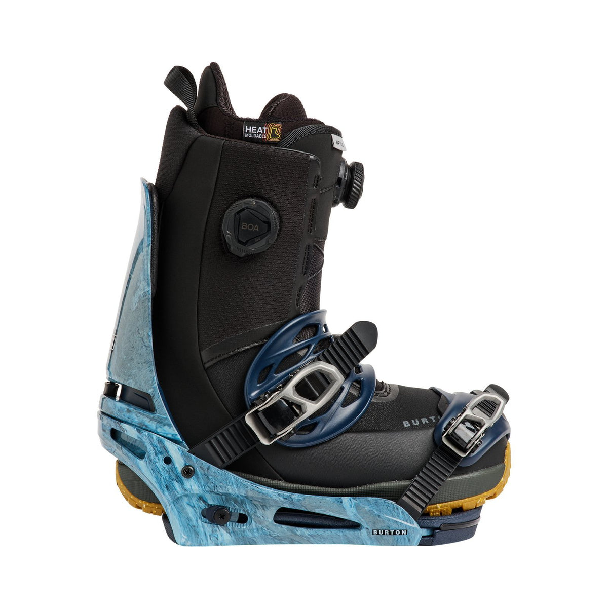 Mens Cartel X Re:Flex Snowboard Bindings Marbled Stone - Image 17