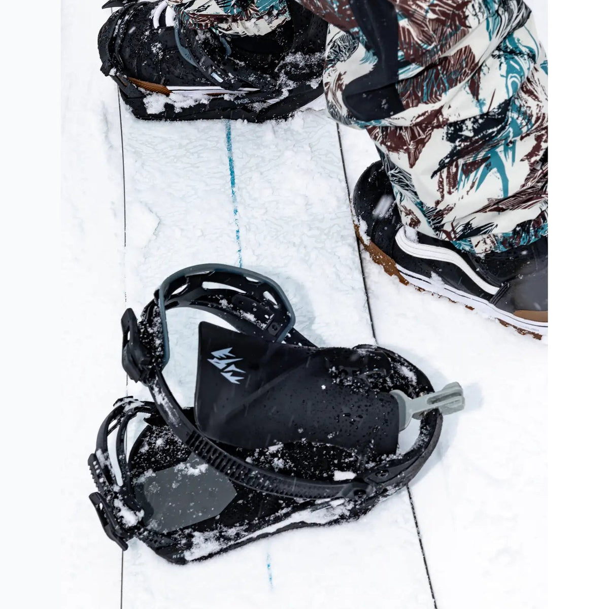 Mens Mercury FASE Snowboard Bindings Stealth Black - Image 18
