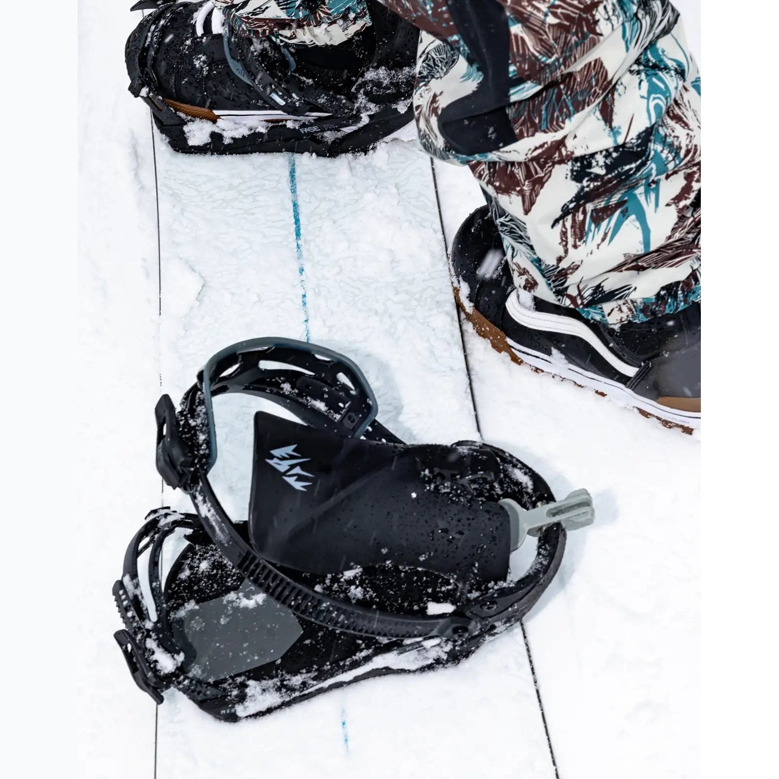 Mens Mercury FASE Snowboard Bindings Stealth Black - Image 18