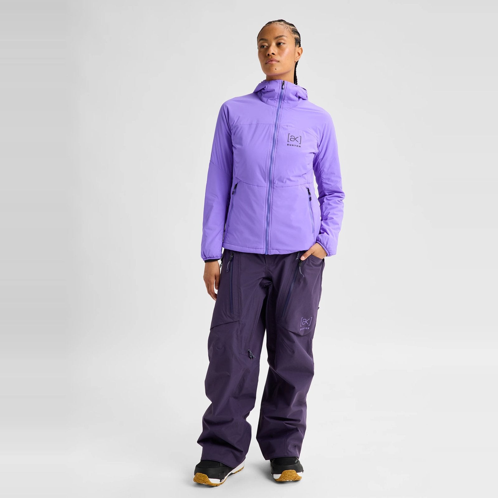 Womens [Ak] Swash Insulated Gore-Tex 2L Pants Nightshade Purple - Image 18