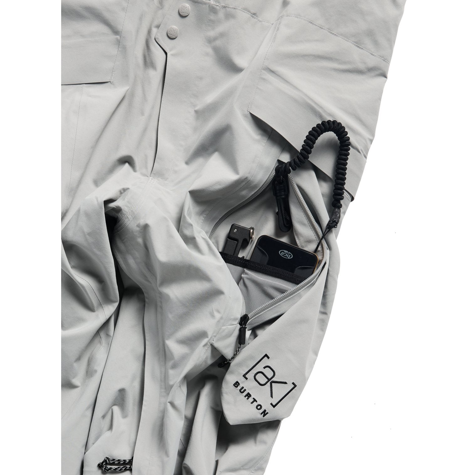 Mens [Ak] Cyclic Gore-Tex 2L Bib Pants Apparition Gray - Image 18