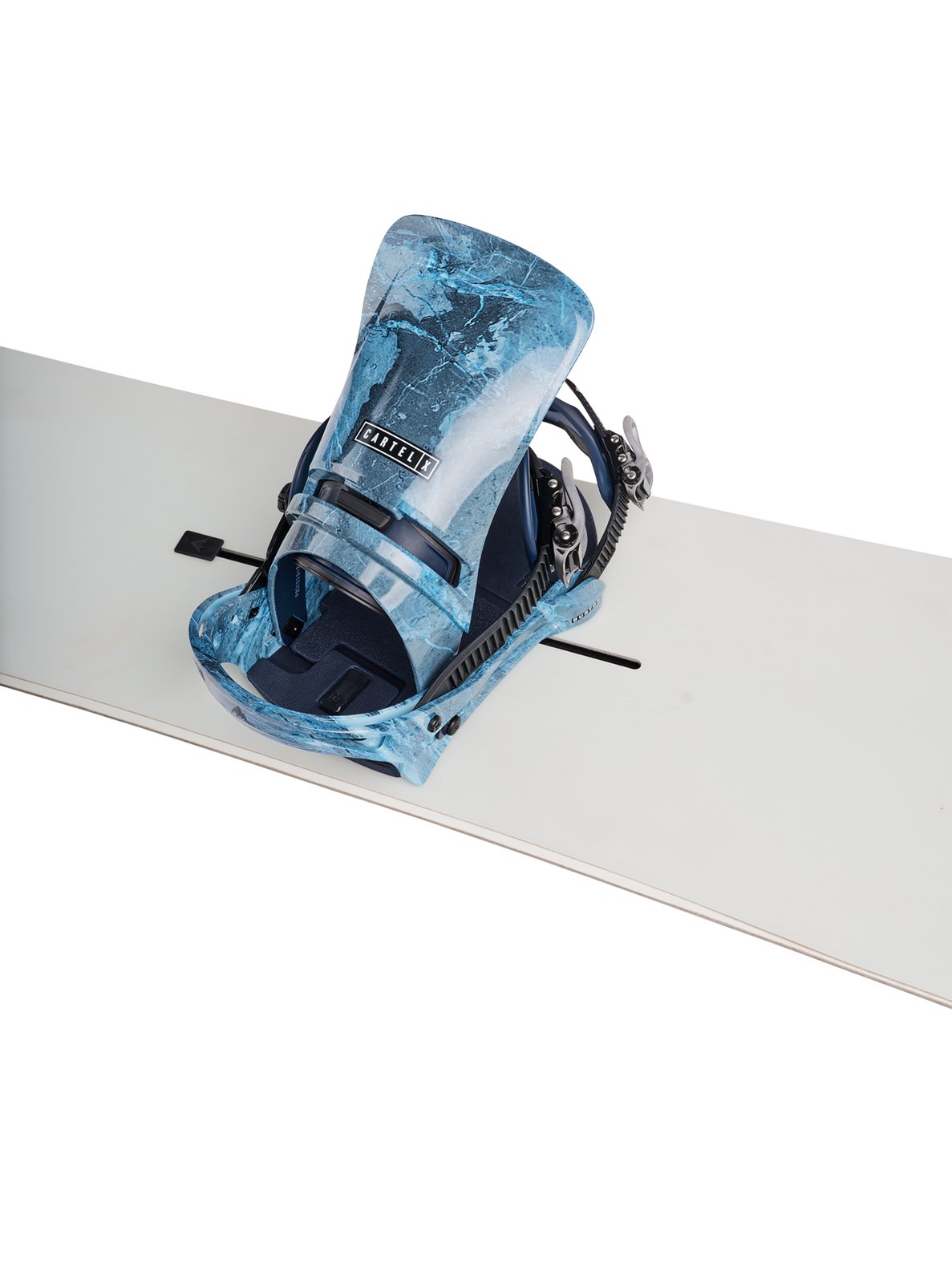 Mens Cartel X Re:Flex Snowboard Bindings Marbled Stone - Image 18
