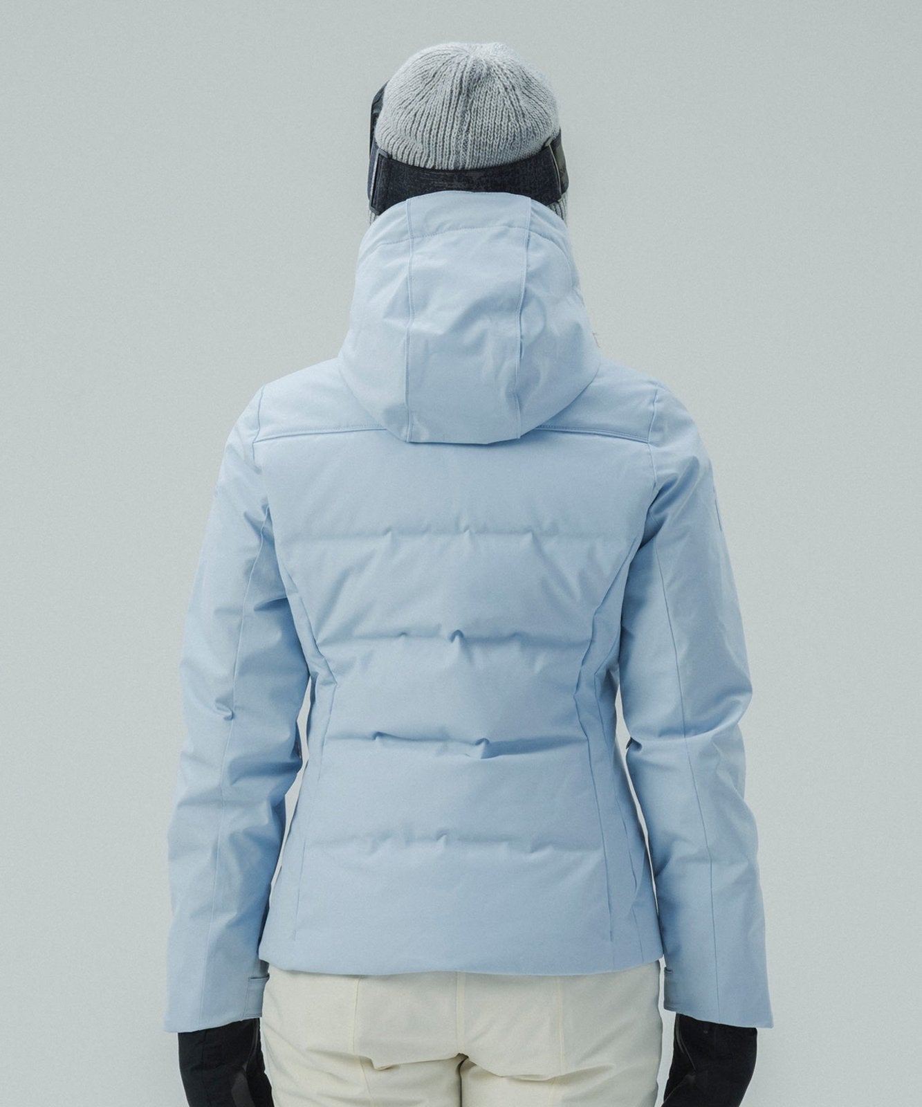 Womens Seamless Down Jacket Ice Blue - Image 18