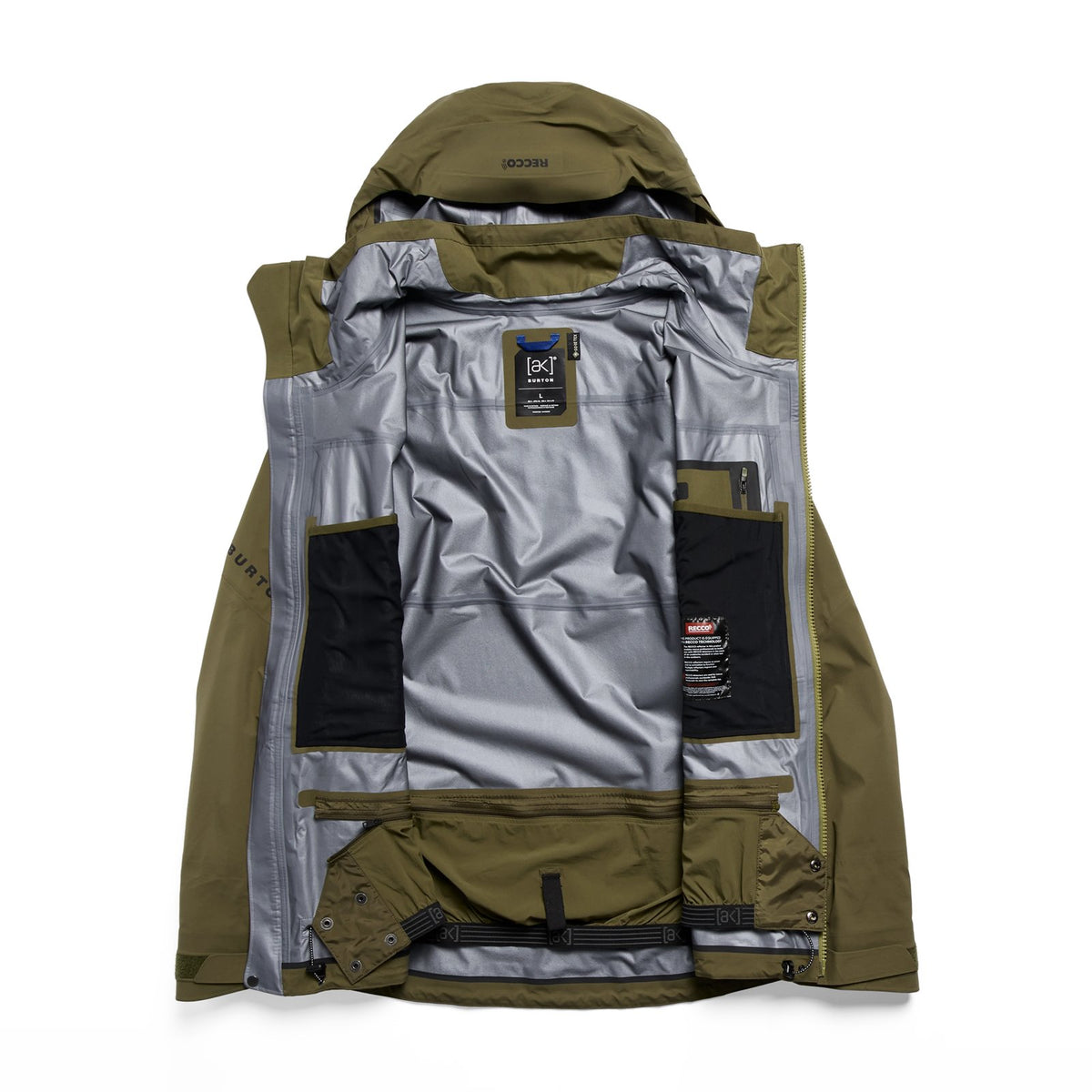 Mens [Ak] Hover Gore-Tex C-Knit 3L Stretch Jacket Dried Moss - Image 18