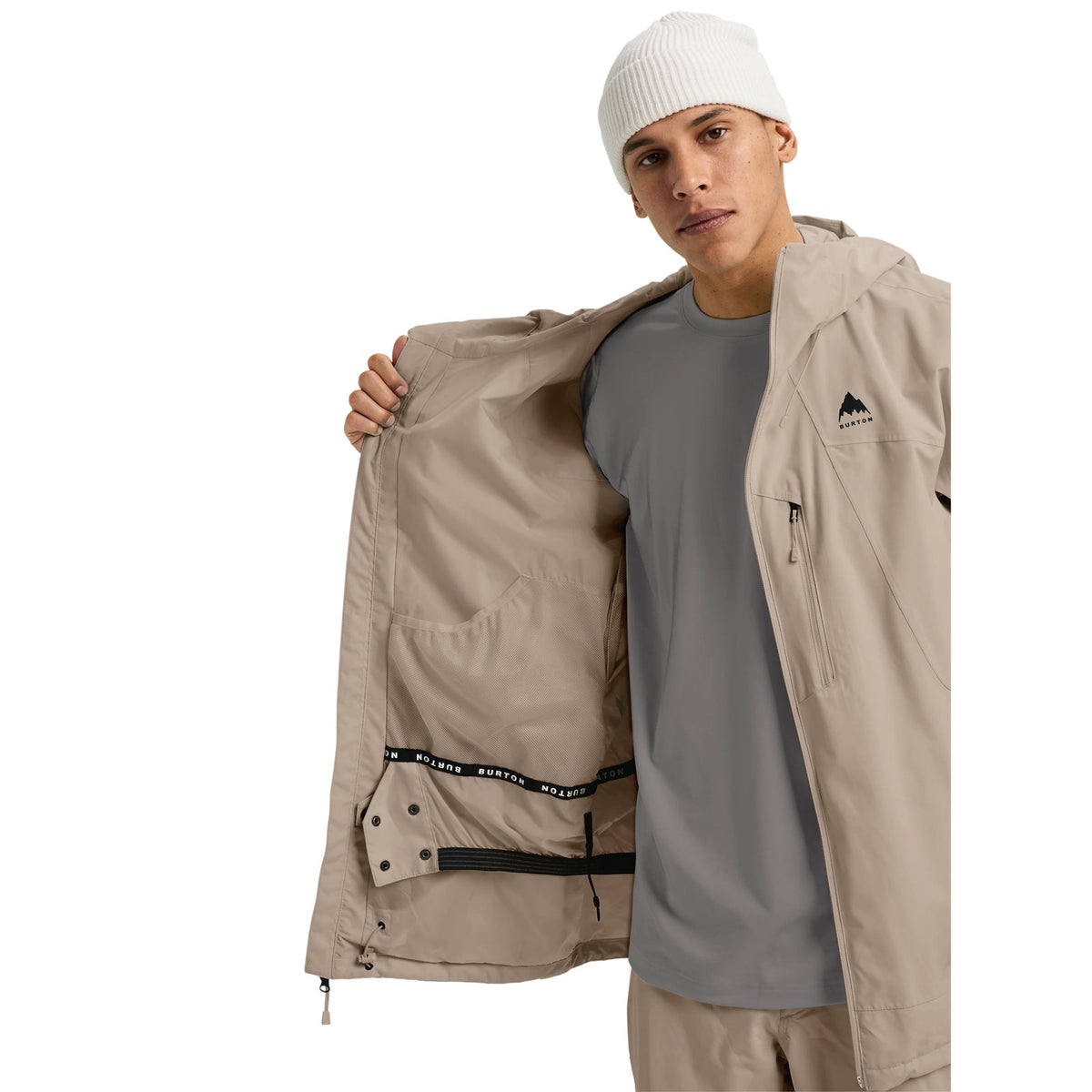 Mens Reserve 2L Jacket Summit Taupe - Image 18
