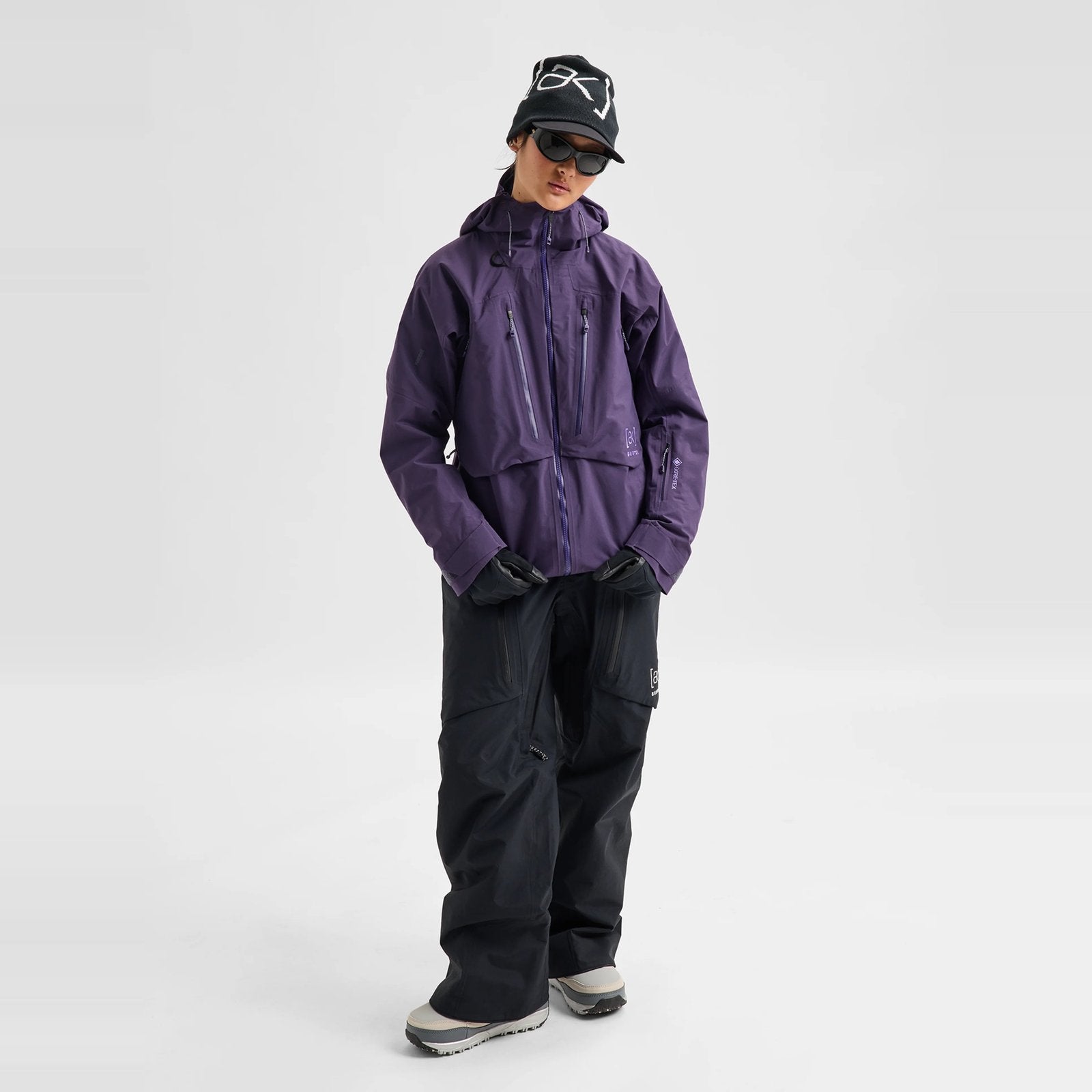 Womens [Ak] Swash Synthetic Insulated Gore-Tex 2L Jacket Nightshade Purple - Image 18