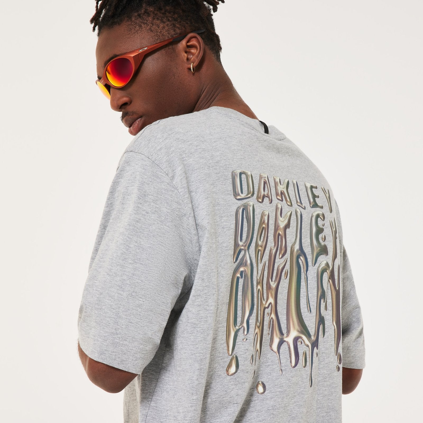 Stacked Metal Tee New Granite Heather - Image 19