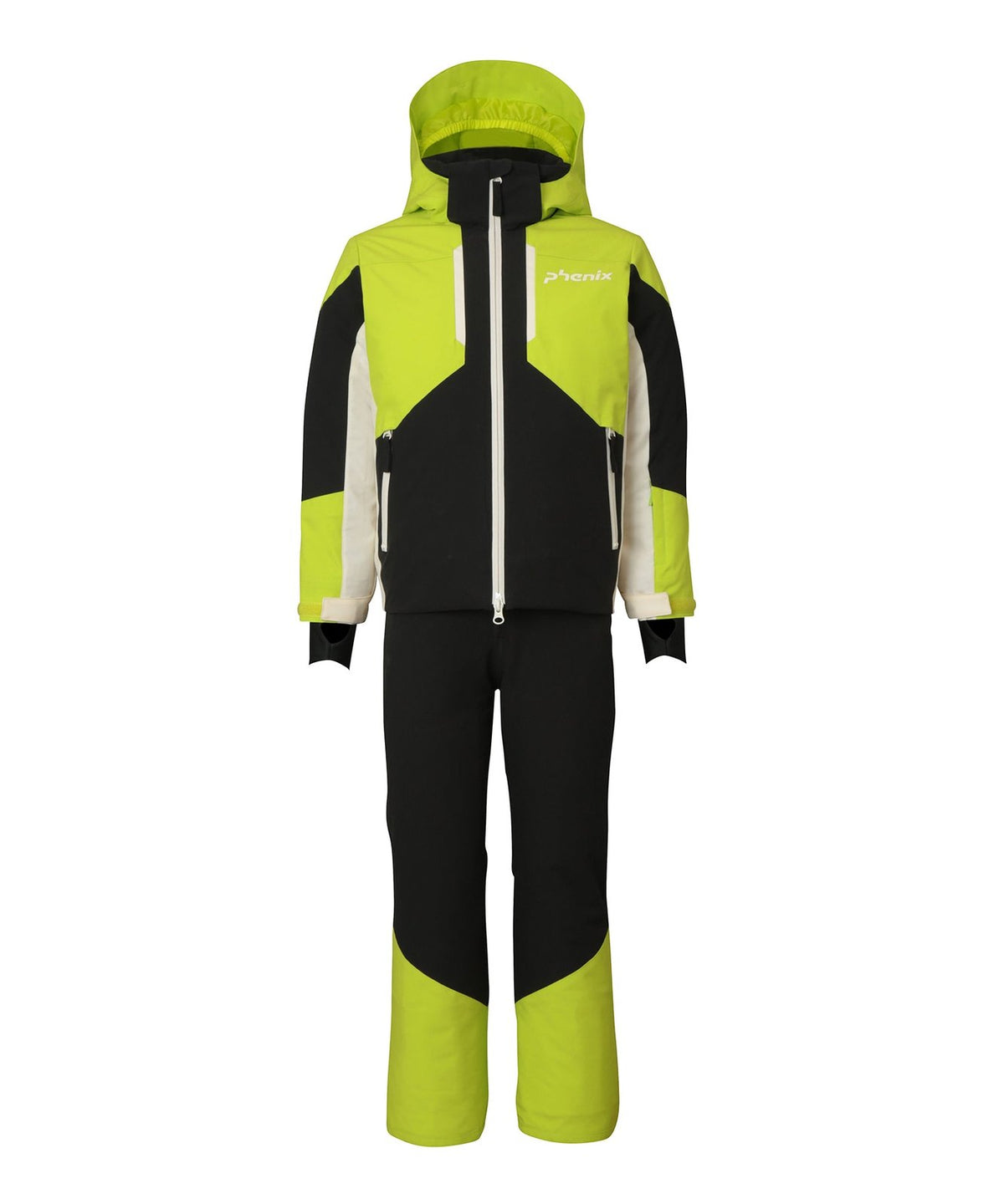 Kids Snow Rush Jr Two-Piece Yellow / Green - Image 19