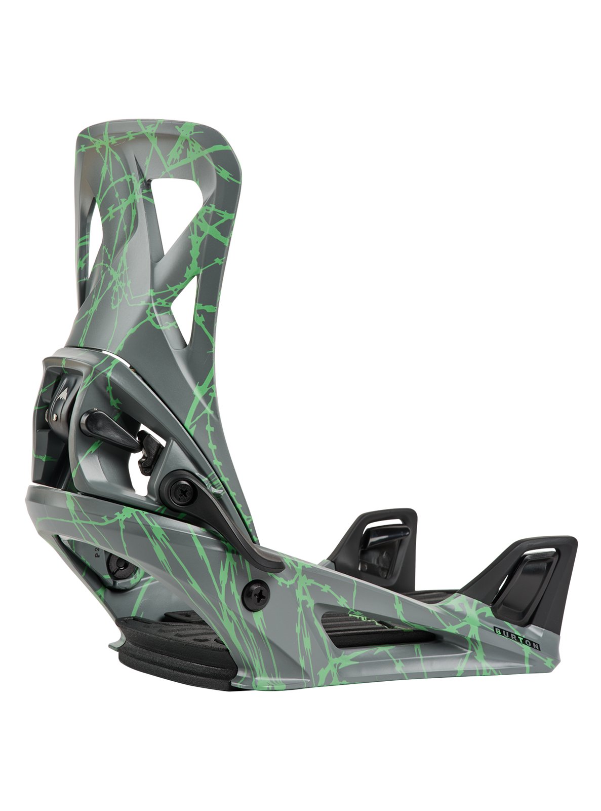 Mens Step On Re:Flex Snowboard Bindings Gray / Green Voltage - Image 19