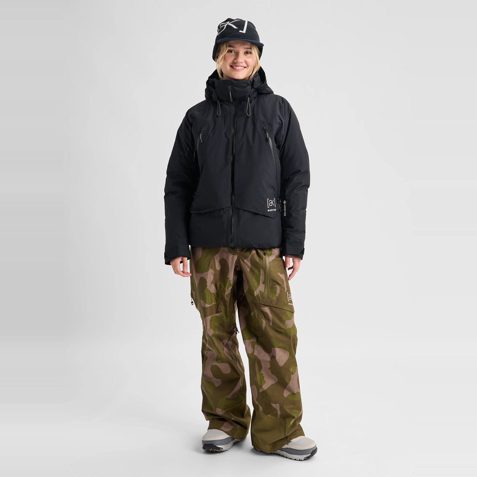 Womens [Ak] Swash Down Insulated Gore-Tex 2L Jacket True Black - Image 19