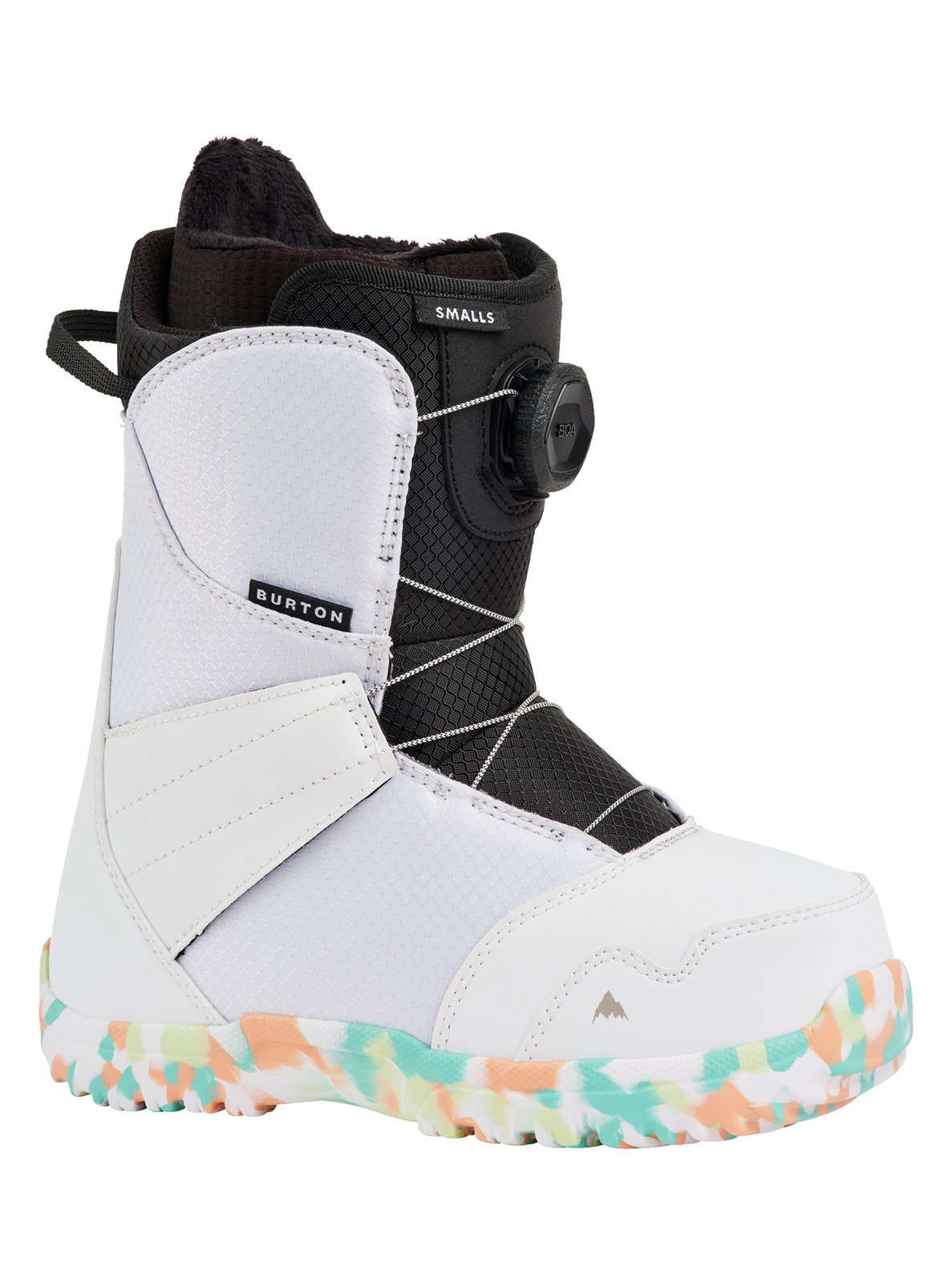 Kids Smalls BOA Snowboard Boots White - Image 1
