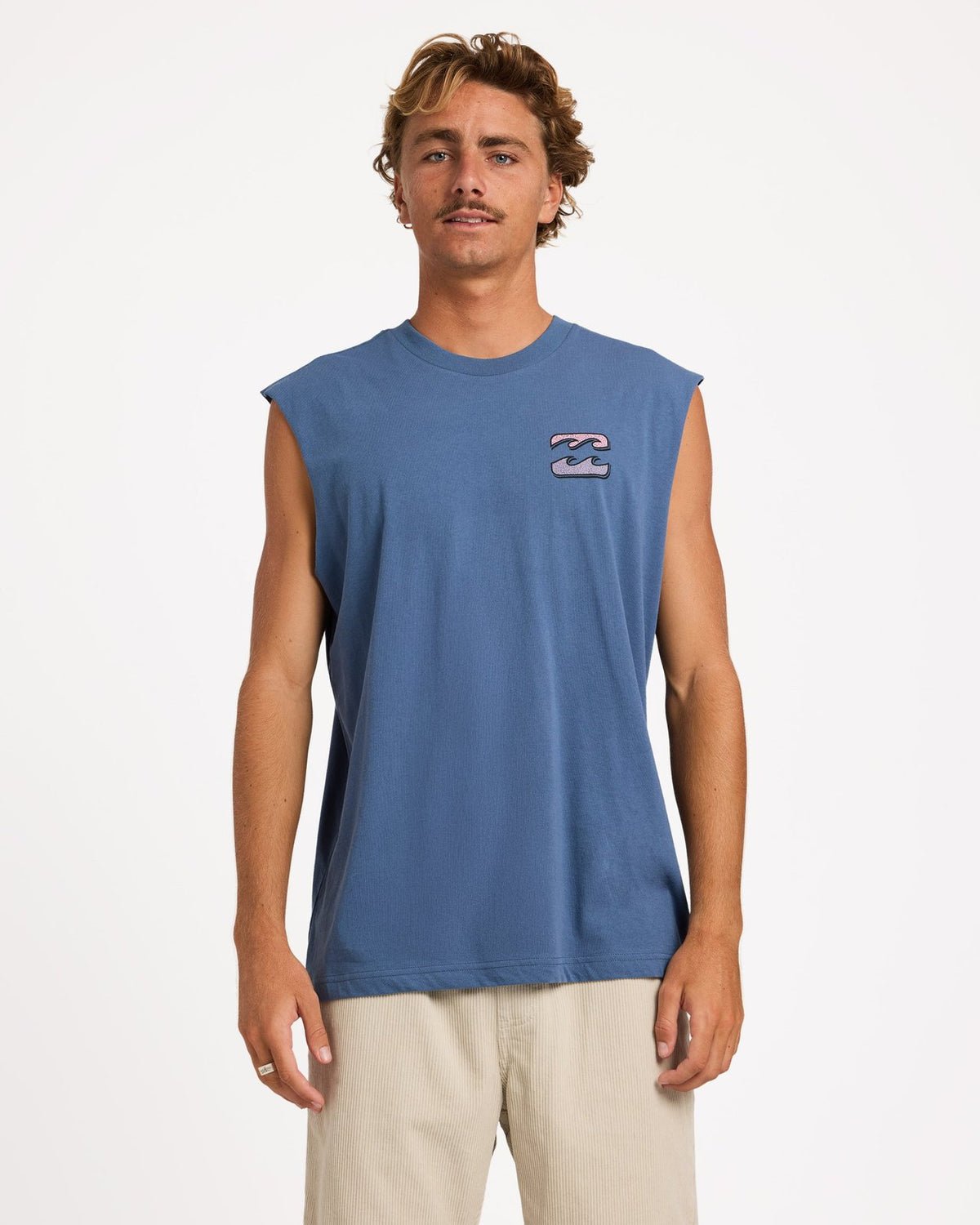 Mens Heritage Arch Muscle China Blue - Image 1