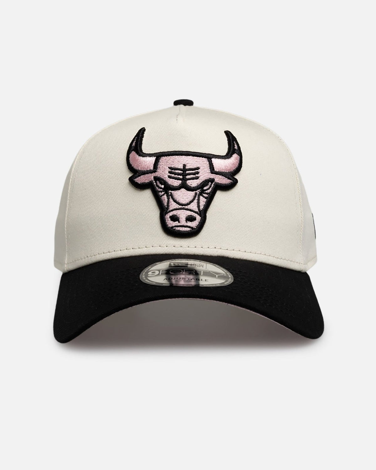 Chicago Bulls 9FORTY A-Frame Snapback - Chrome Black Pink - Image 1