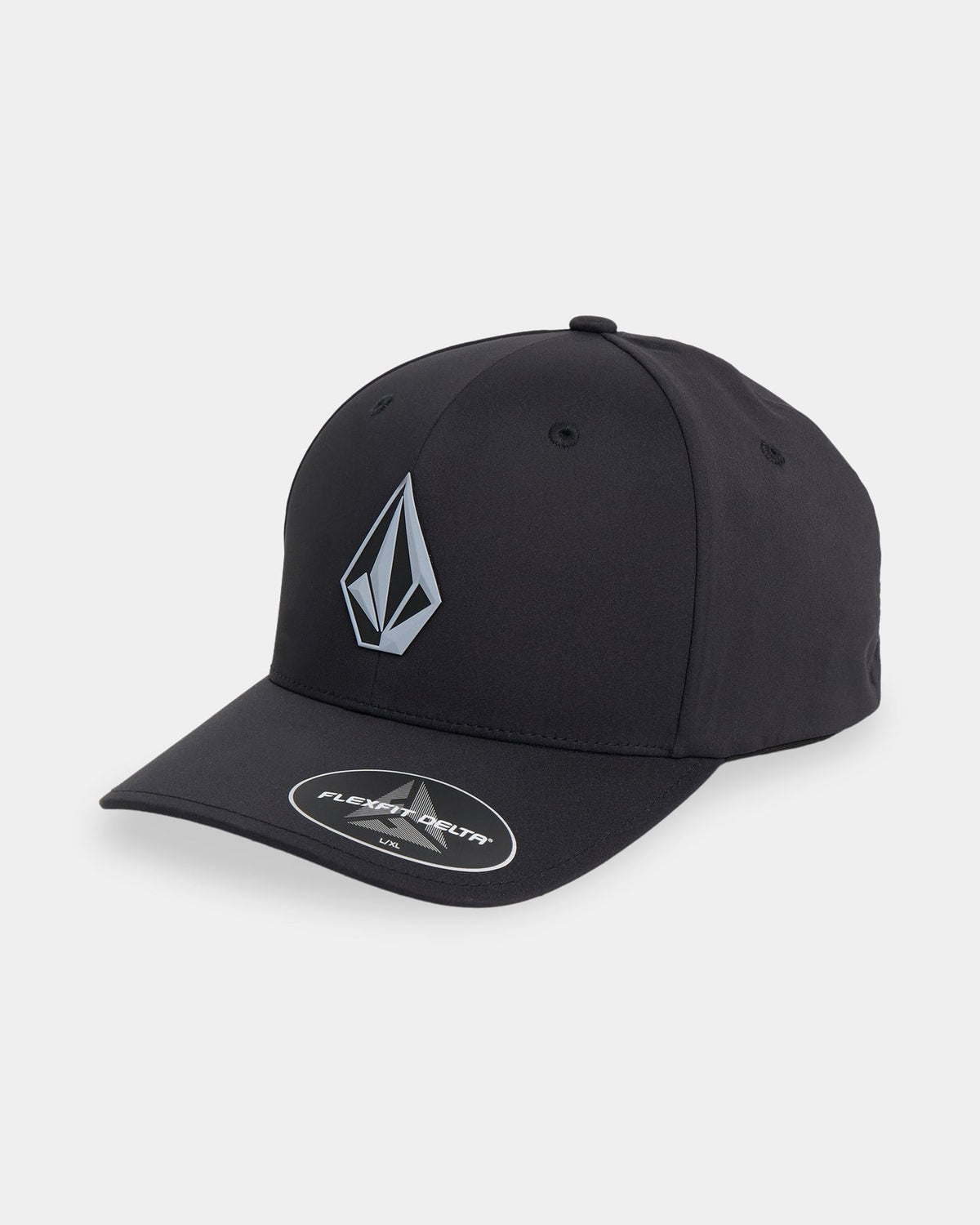 Mens Stone Tech Flexfit Delta Hat Black - Image 1