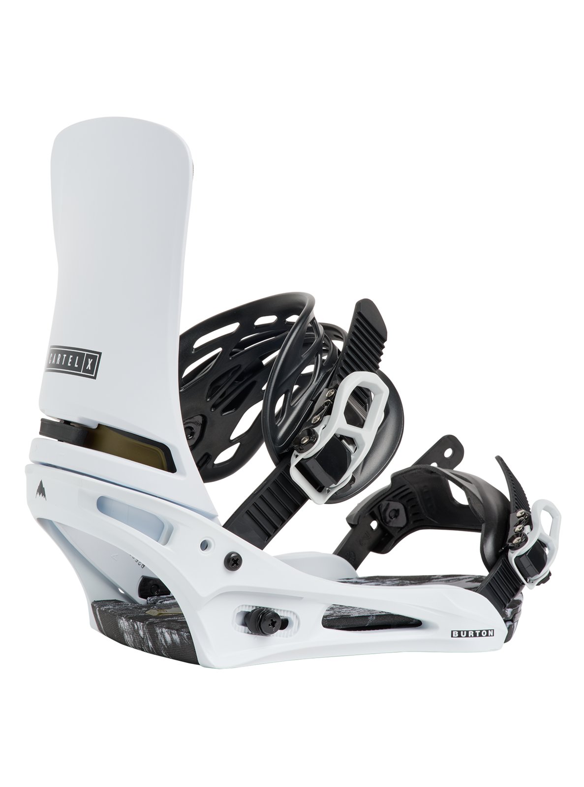 Mens Cartel X Re:Flex Snowboard Bindings White - Image 1