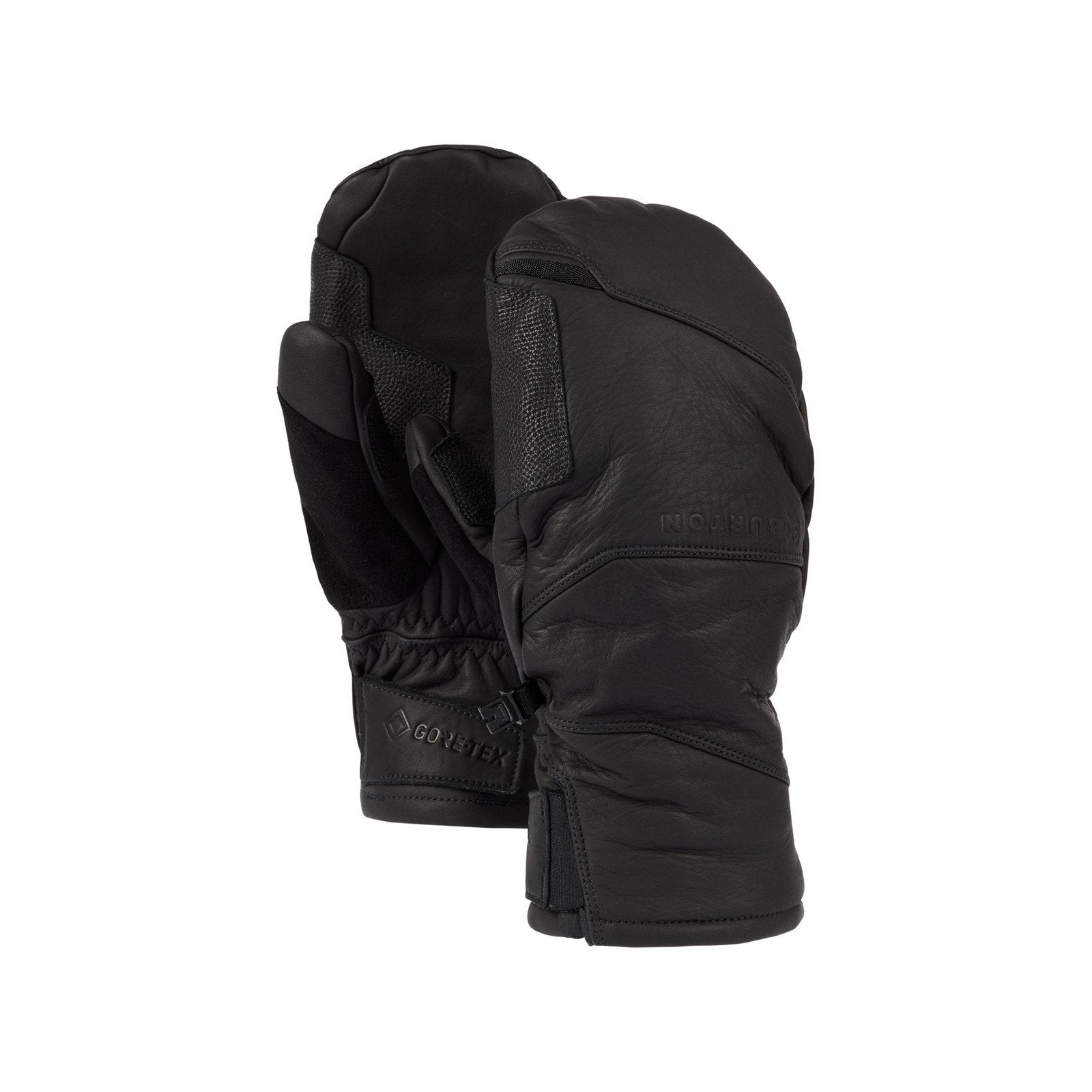 [Ak] Clutch Gore-Tex Leather Mittens True Black - Image 1
