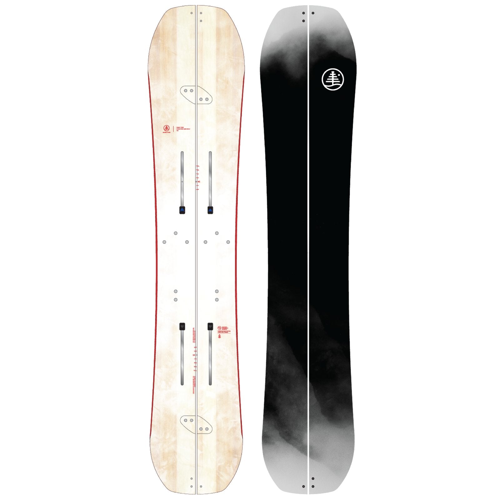 Family Tree Hometown Hero Splitboard Black / White - Image 1