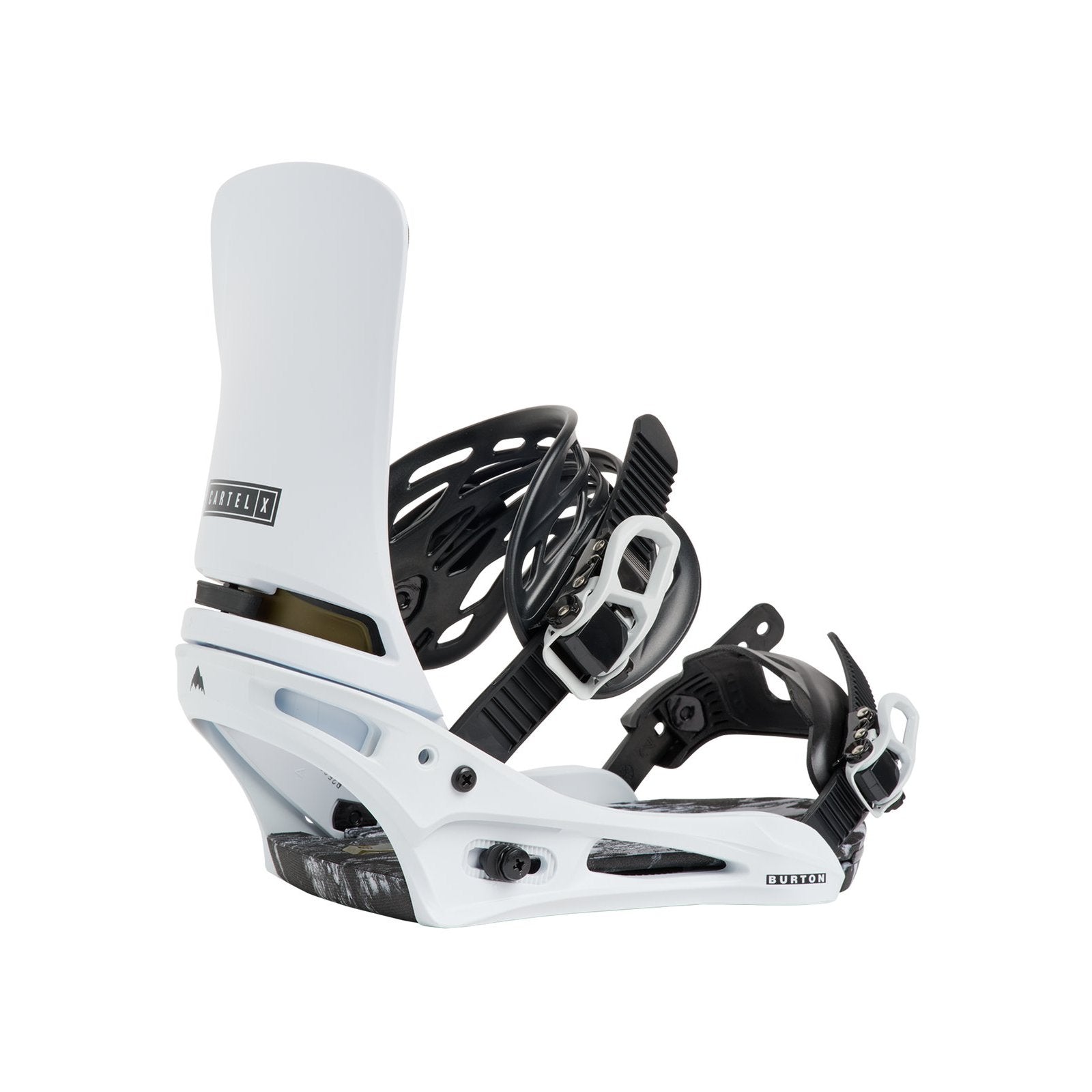 Mens Cartel X Re:Flex Snowboard Bindings White - Image 1