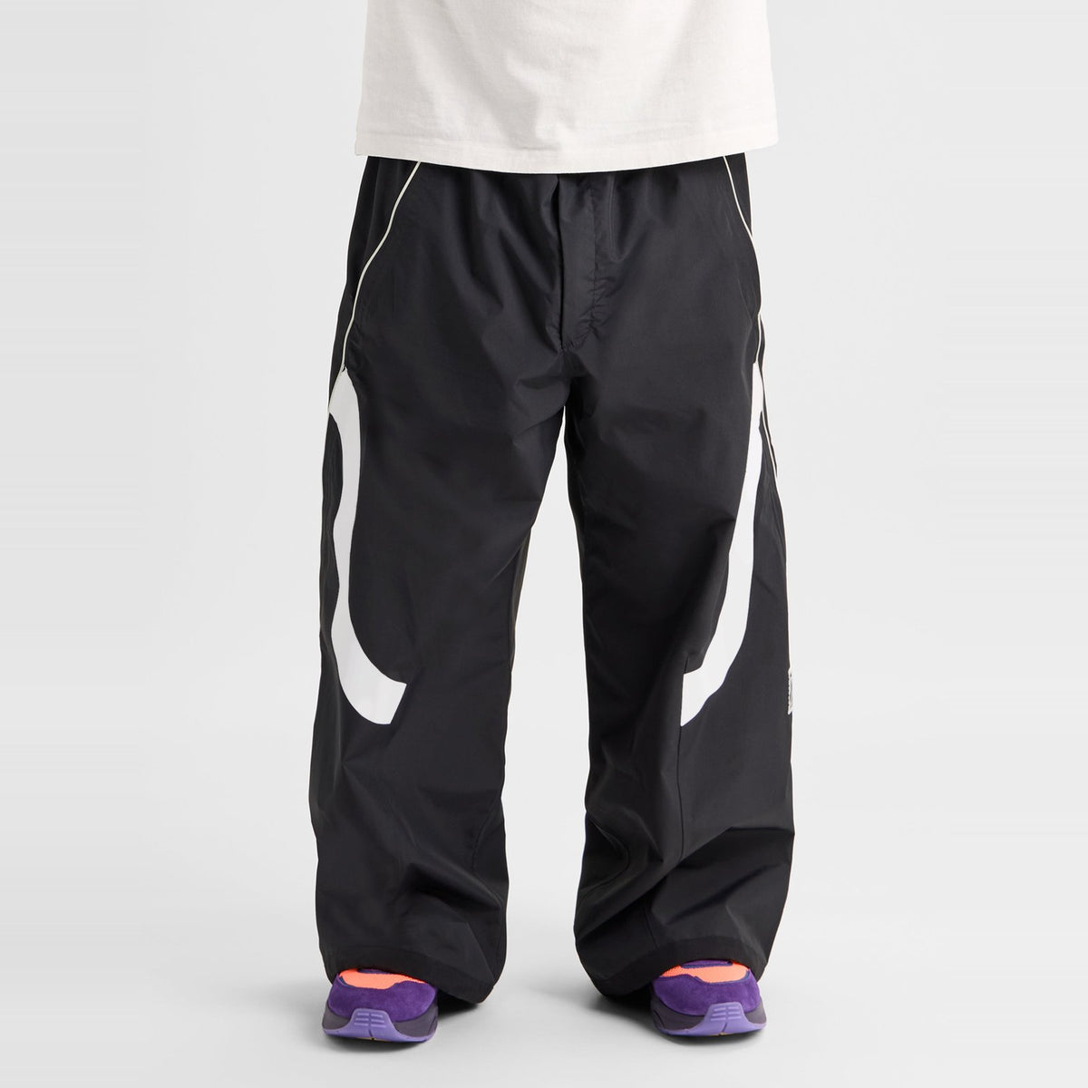 Mens 2L Baggy Simple Pants True Black - Image 1