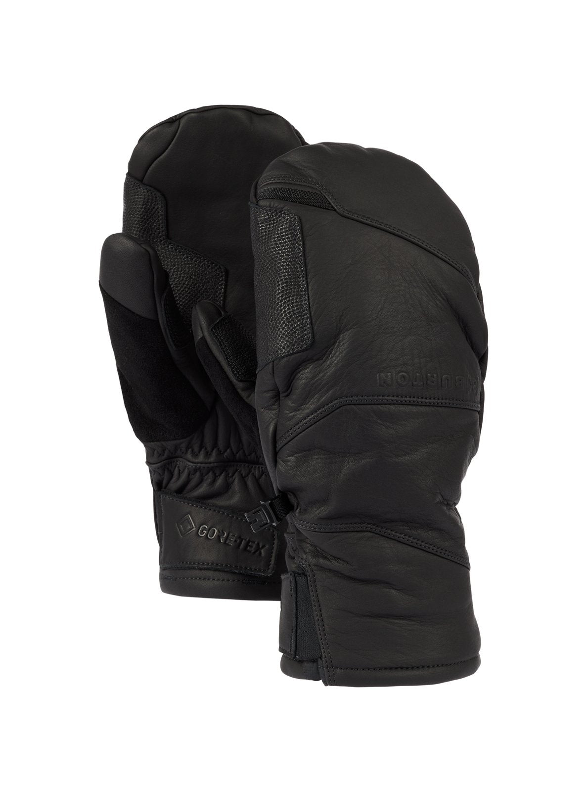 [Ak] Clutch Gore-Tex Leather Mittens True Black - Image 1