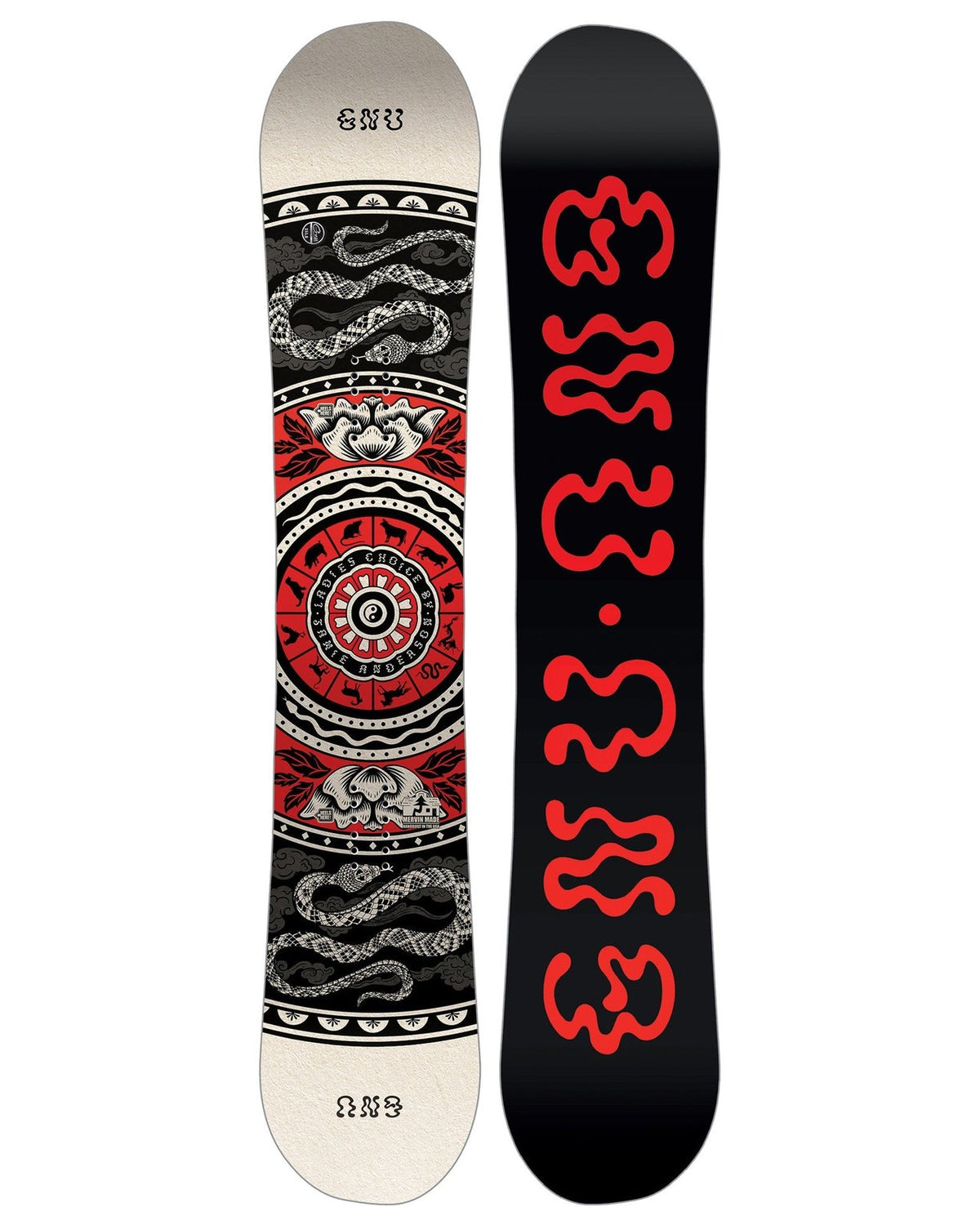 Womens Ladies Choice Snowboard Multicolor - Image 1